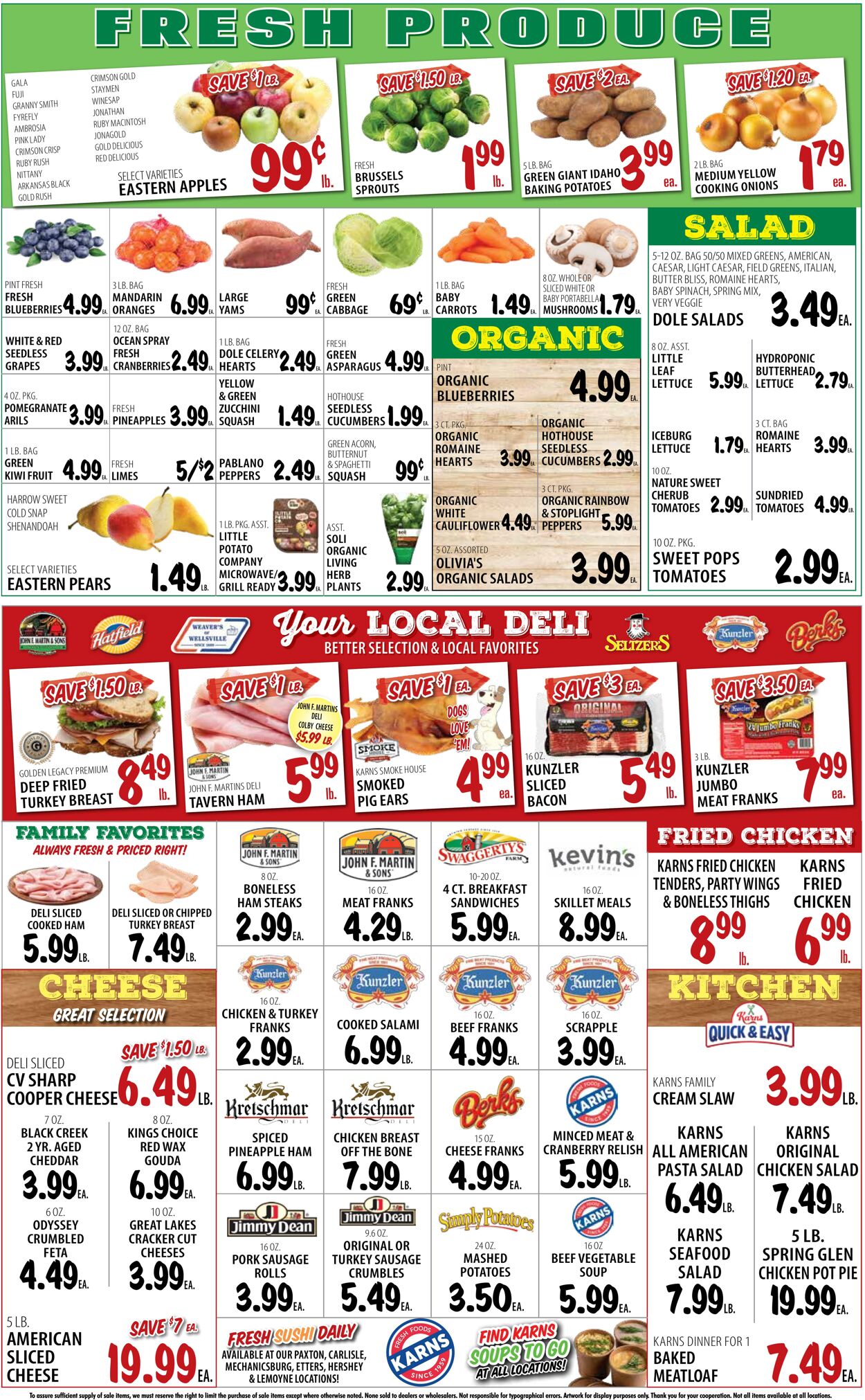 Weekly ad Karns Quality Foods 11/05/2024 - 11/11/2024