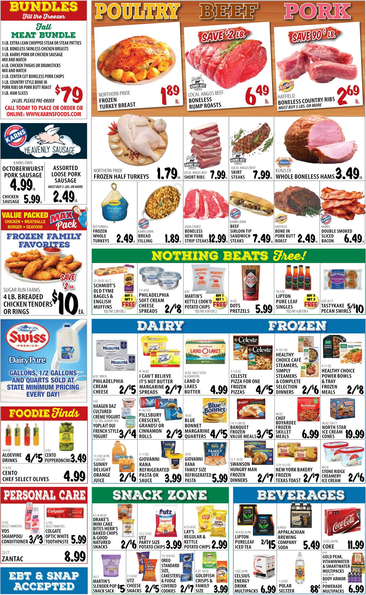 Weekly ad Karns Quality Foods 11/05/2024 - 11/11/2024