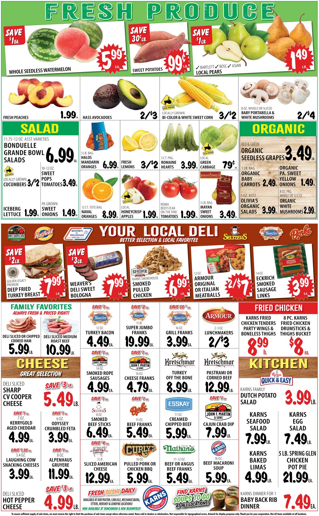 Weekly ad Karns Quality Foods 09/09/2025 - 09/15/2025