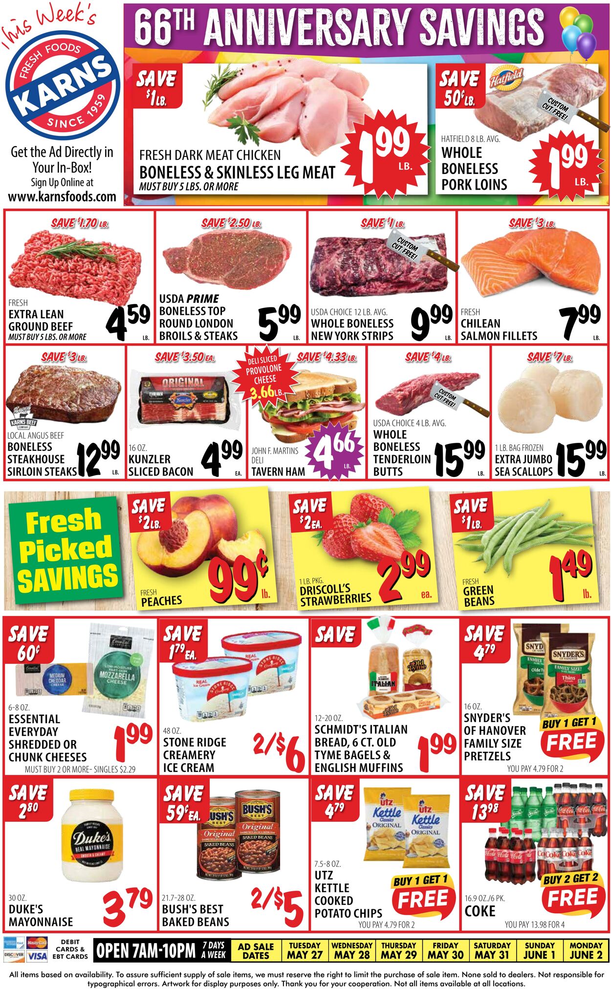 Weekly ad Karns Quality Foods 05/27/2025 - 06/02/2025