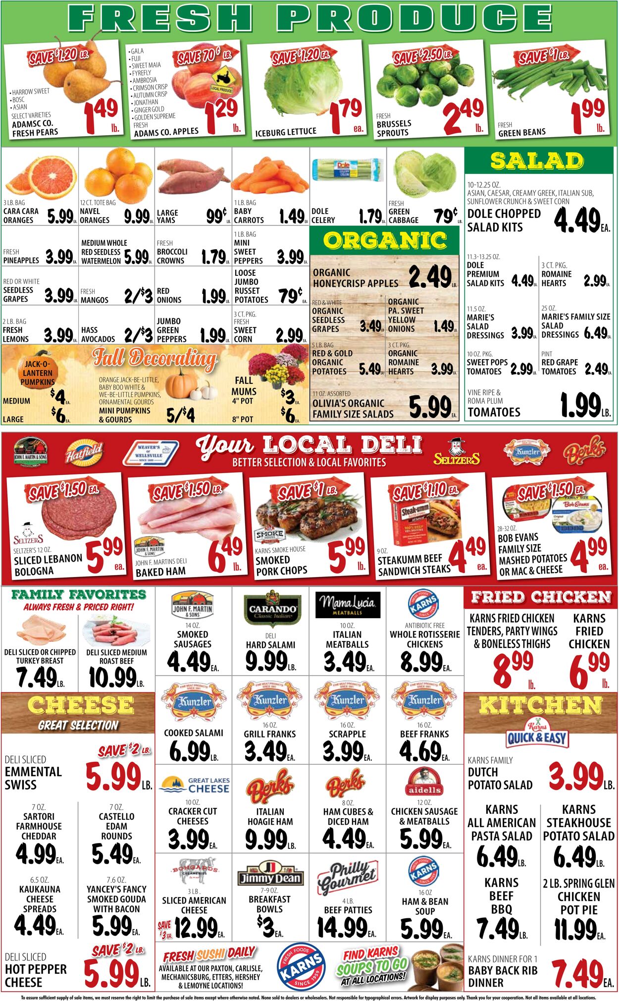 Weekly ad Karns Quality Foods 09/10/2024 - 09/16/2024