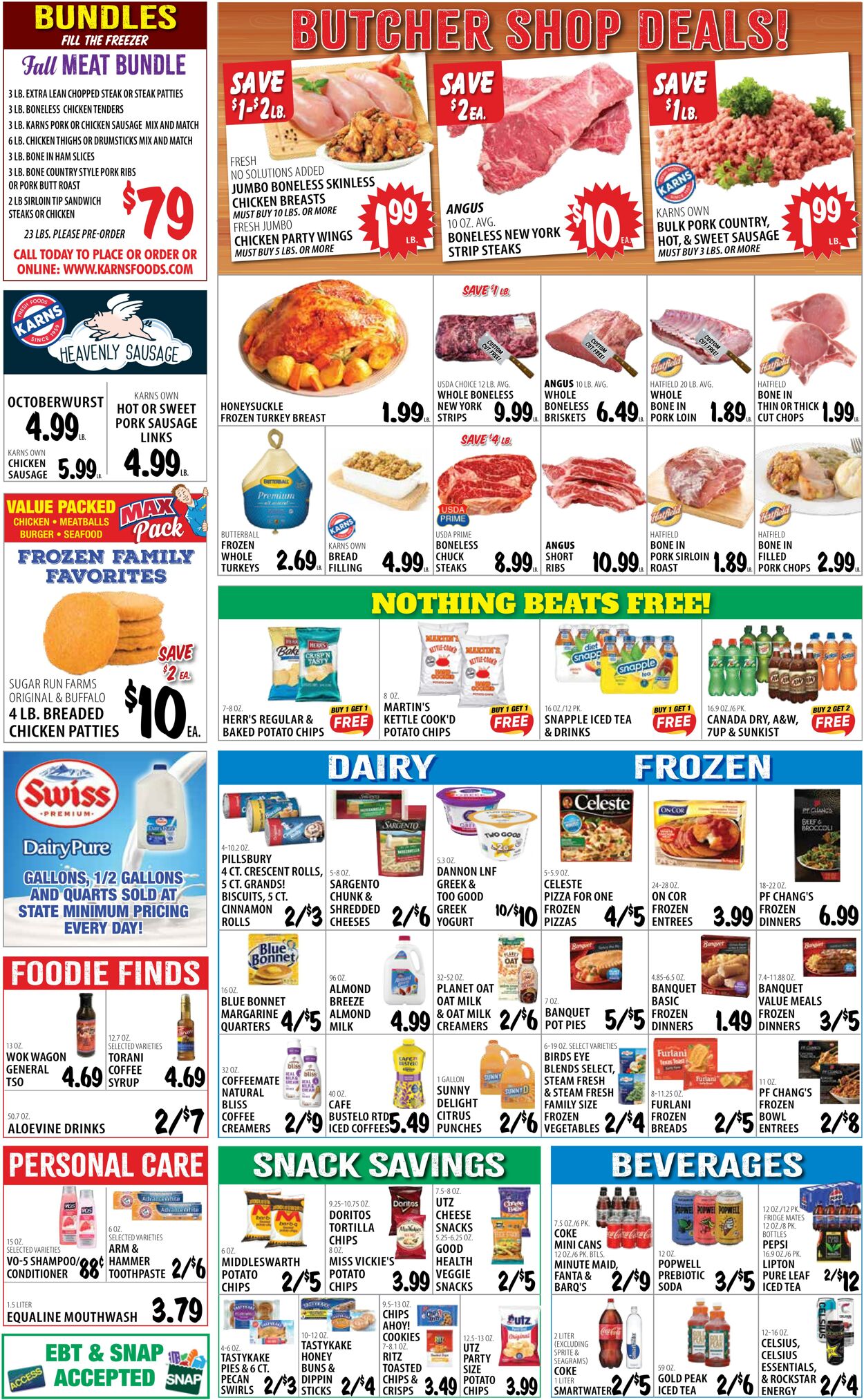 Weekly ad Karns Quality Foods 11/04/2025 - 11/10/2025