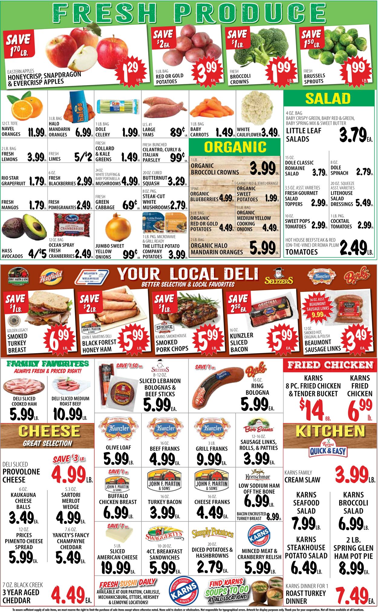 Weekly ad Karns Quality Foods 11/26/2024 - 12/02/2024