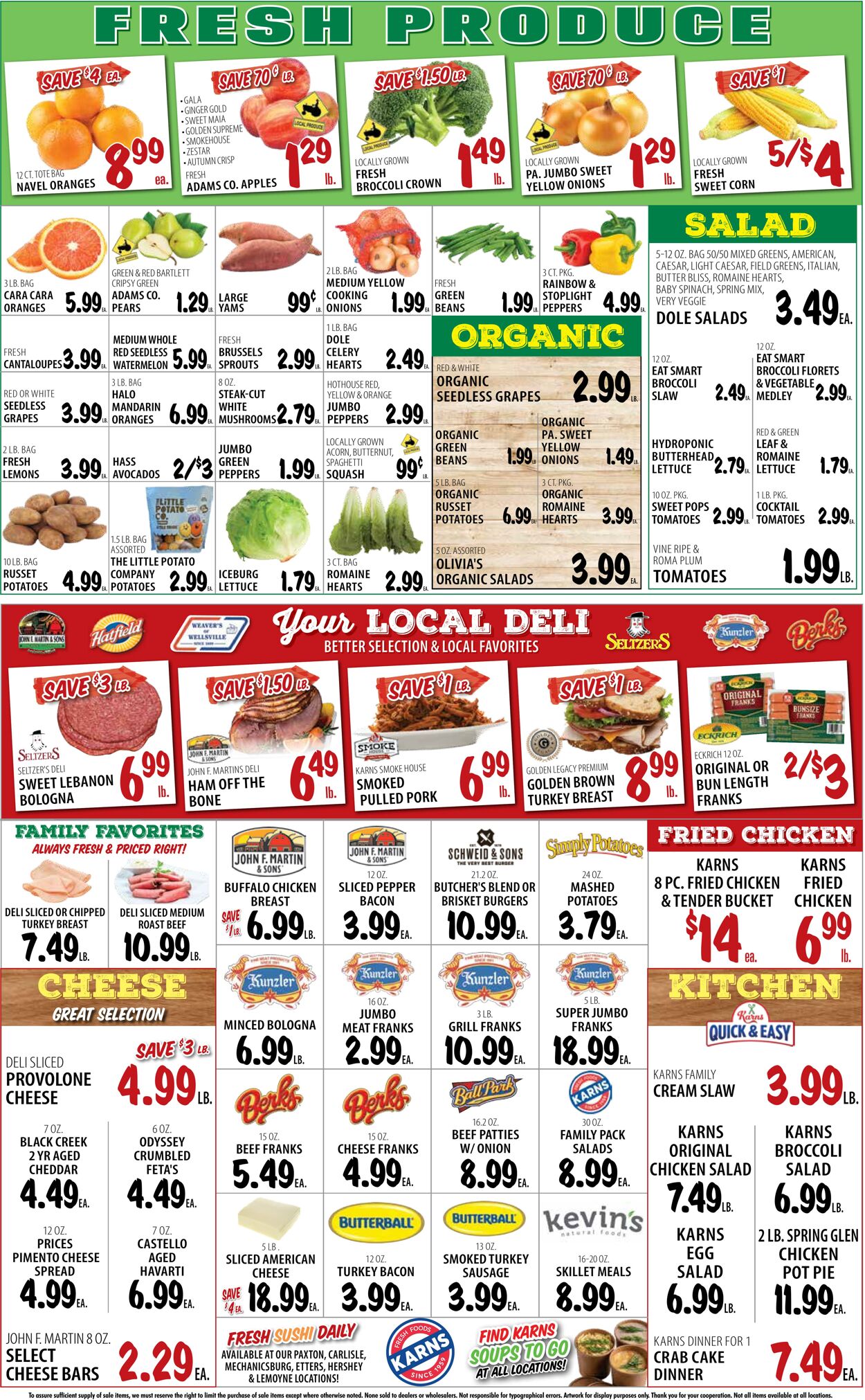 Weekly ad Karns Quality Foods 09/03/2024 - 09/09/2024