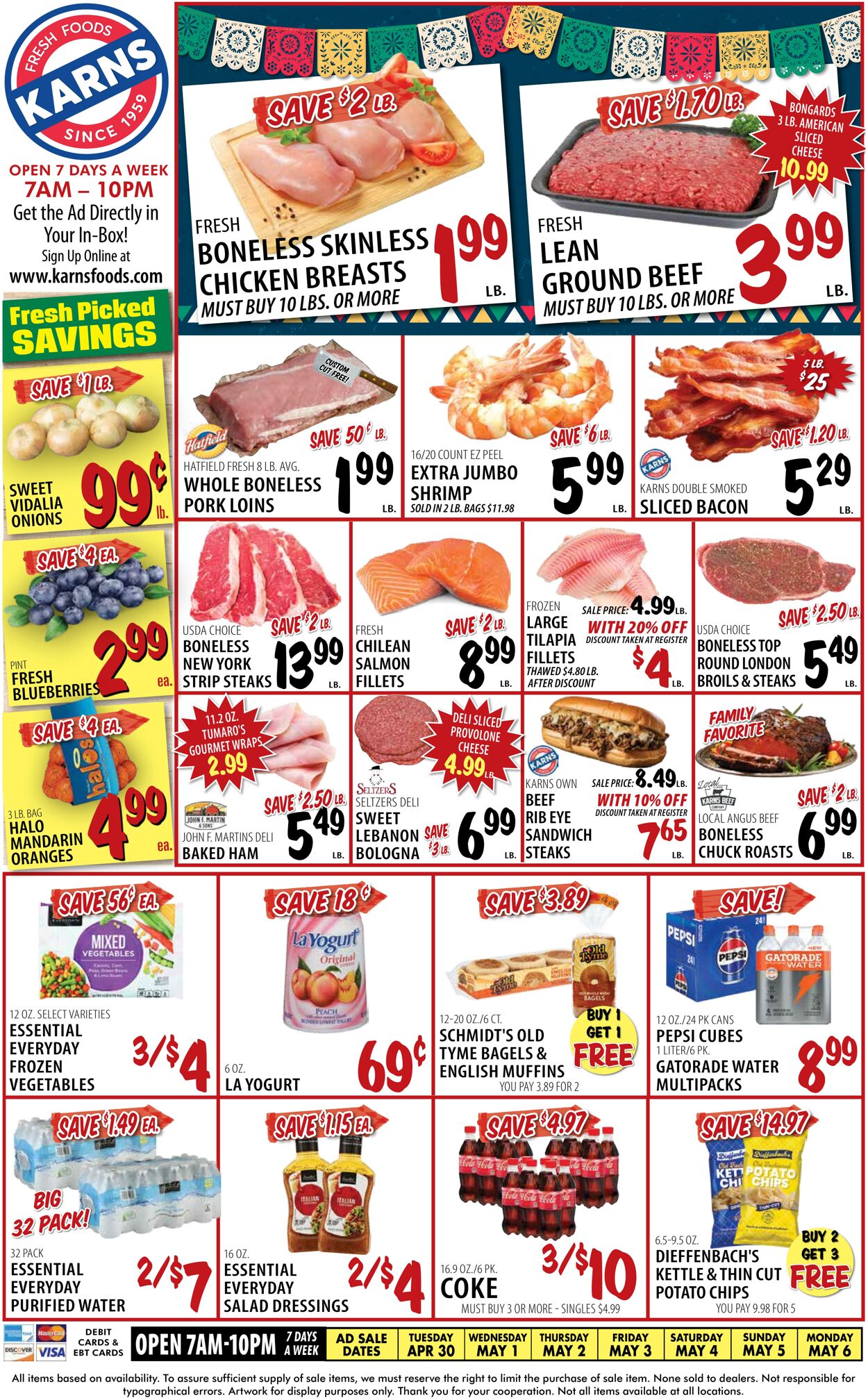 Karns Quality Foods Promotional weekly ads