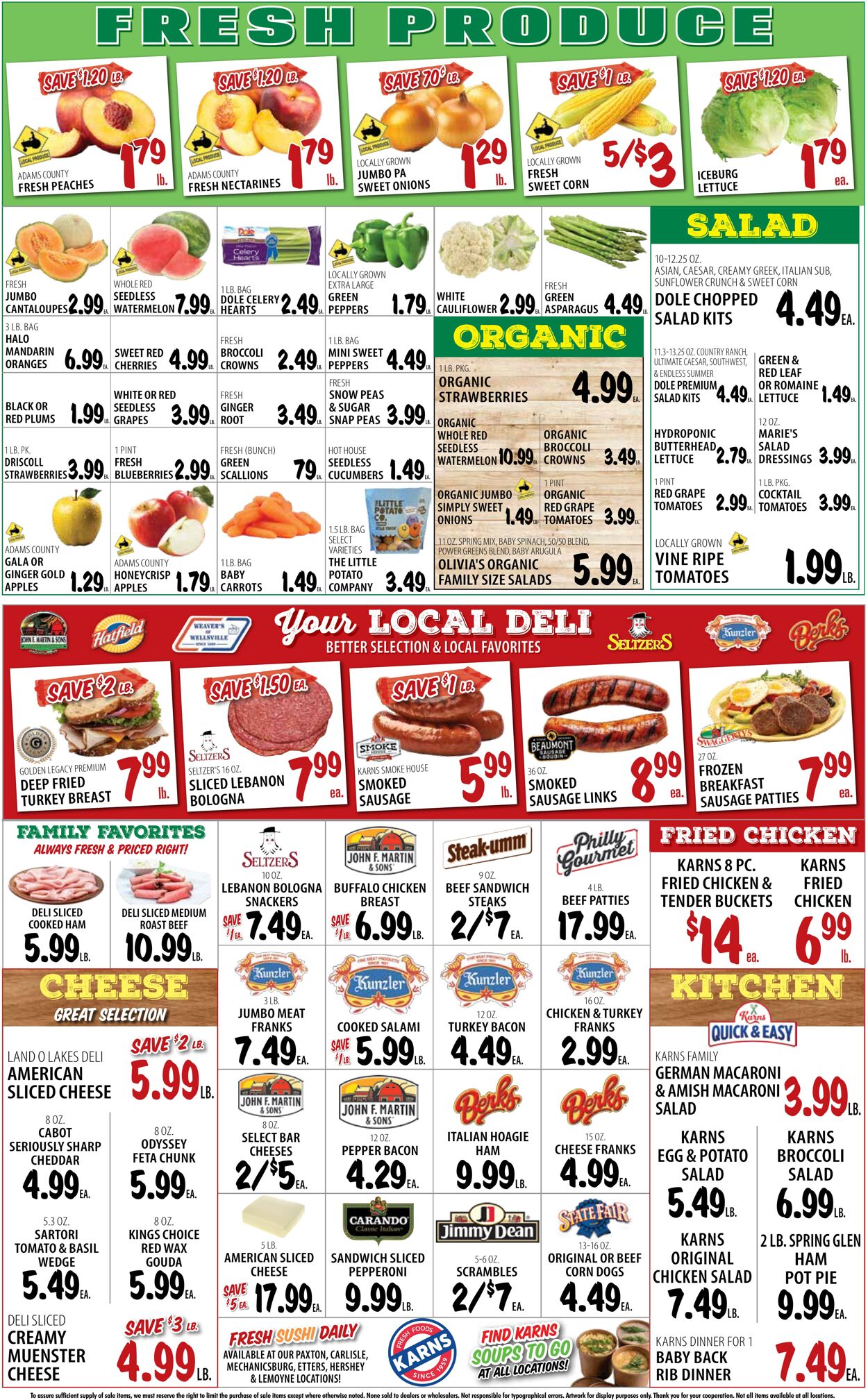 Weekly ad Karns Quality Foods 08/06/2024 - 08/12/2024