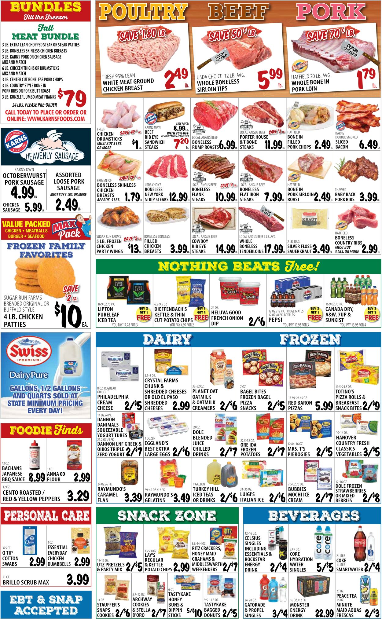 Weekly ad Karns Quality Foods 10/08/2024 - 10/14/2024