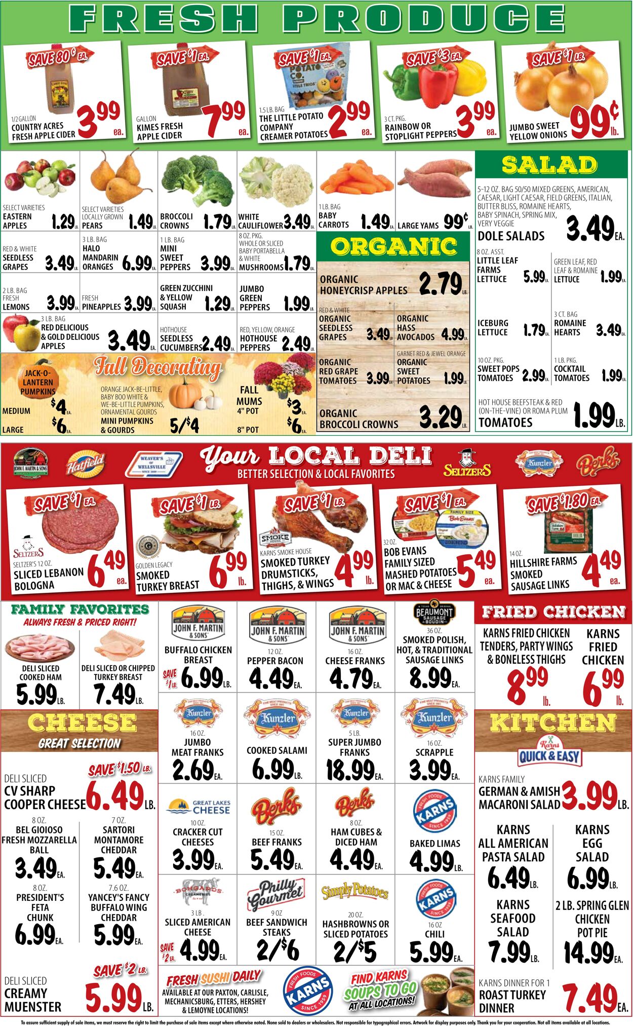 Weekly ad Karns Quality Foods 10/08/2024 - 10/14/2024