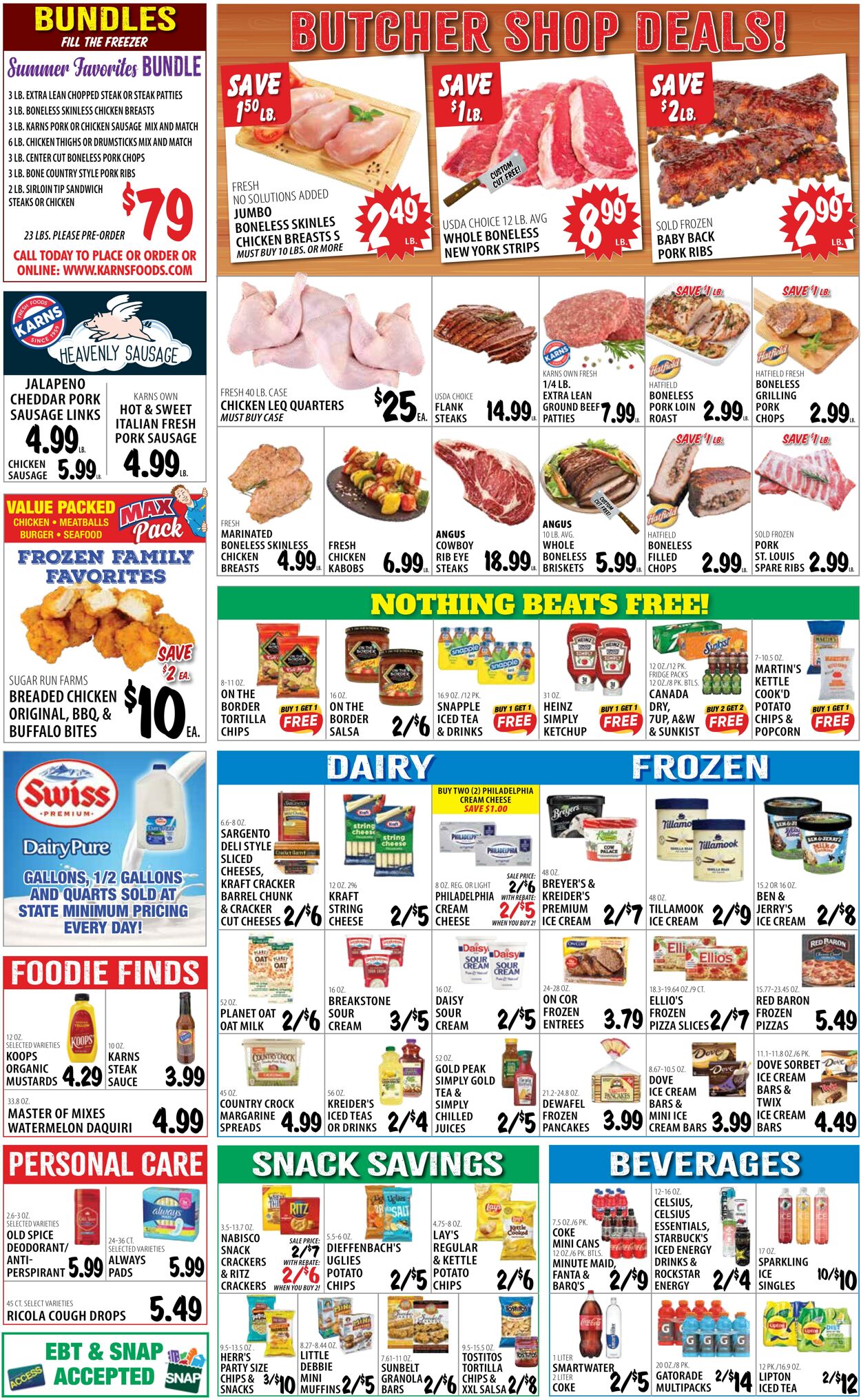 Weekly ad Karns Quality Foods 08/26/2025 - 09/01/2025