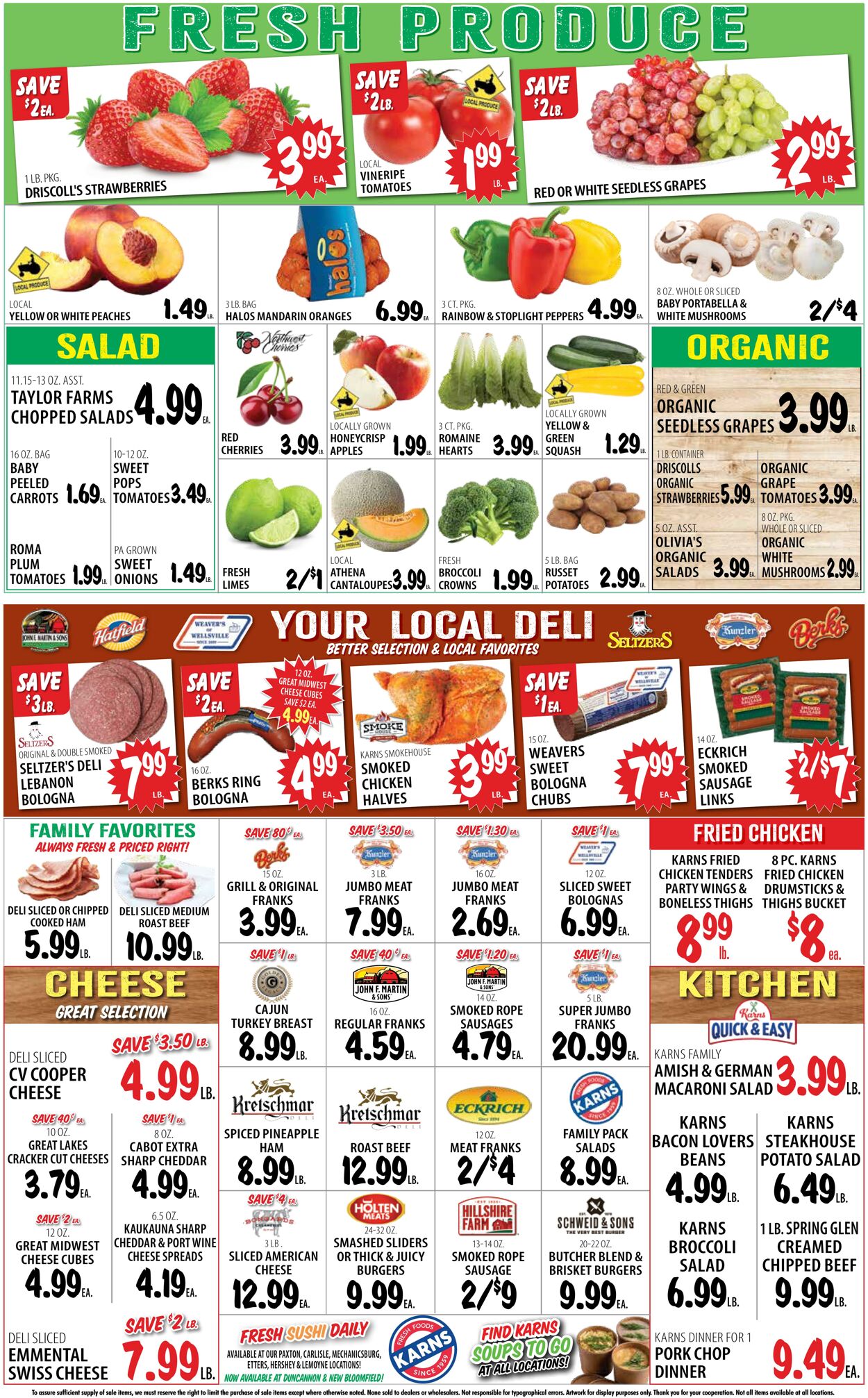 Weekly ad Karns Quality Foods 08/26/2025 - 09/01/2025