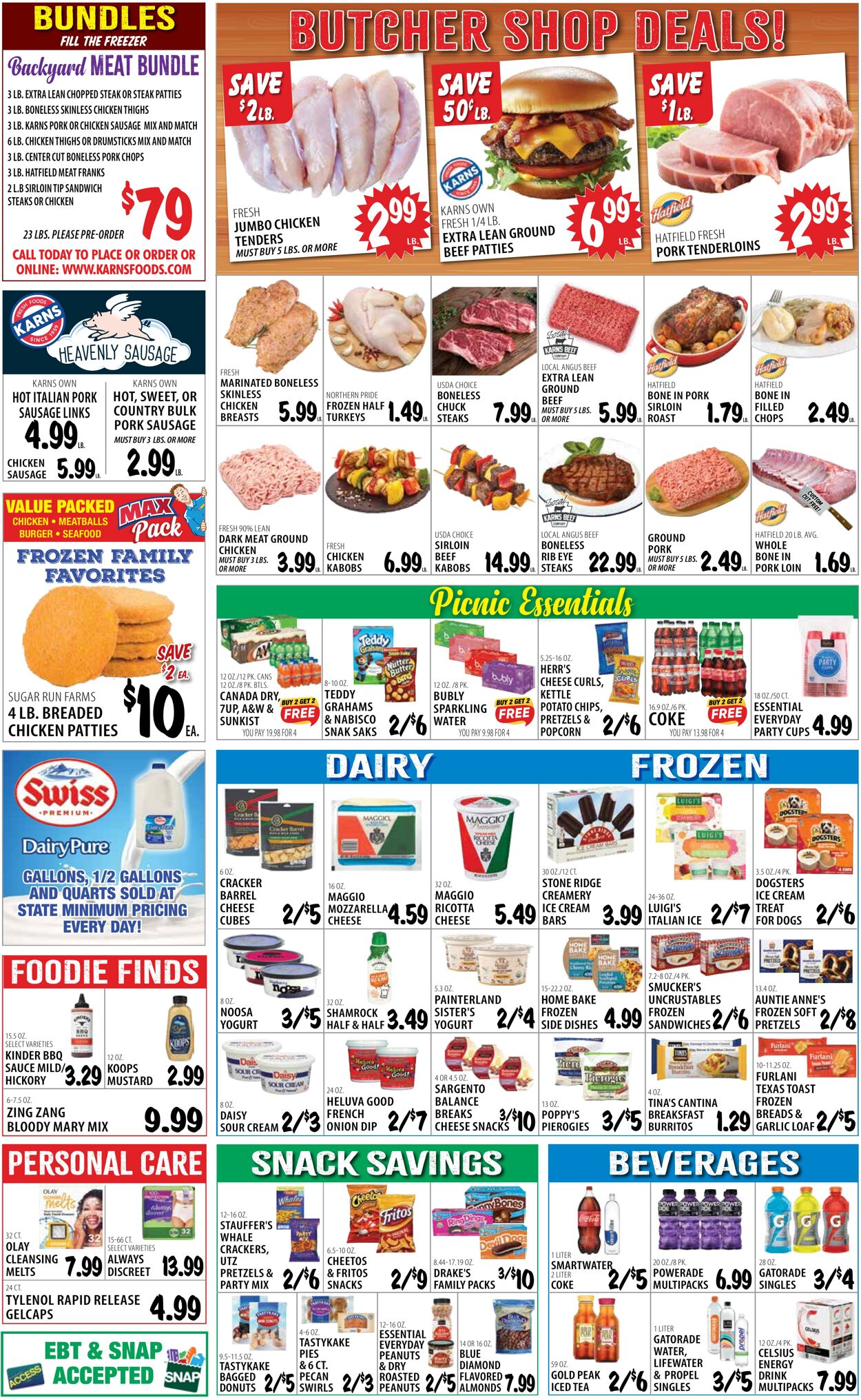 Weekly ad Karns Quality Foods 06/03/2025 - 06/09/2025