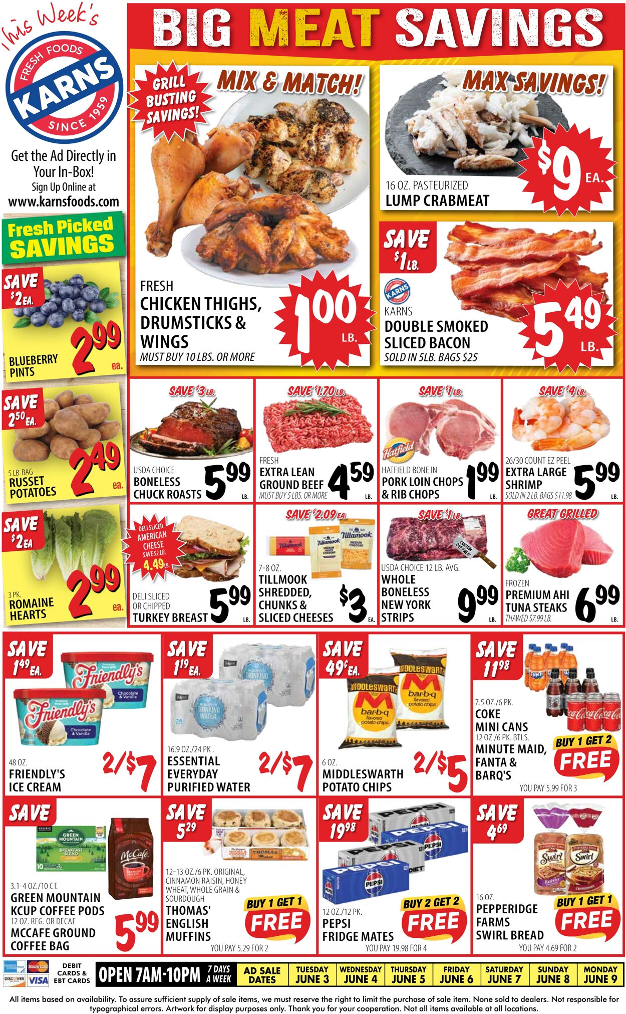 Weekly ad Karns Quality Foods 06/03/2025 - 06/09/2025