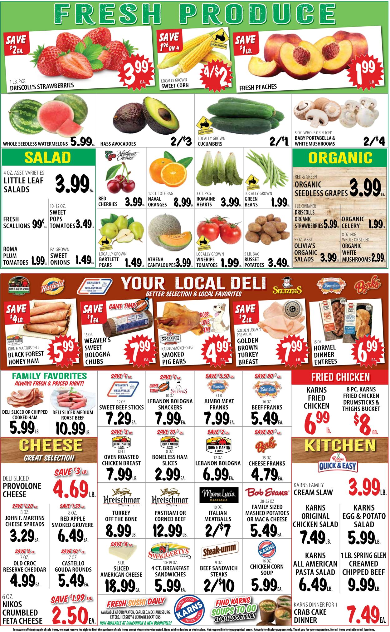 Weekly ad Karns Quality Foods 09/02/2025 - 09/08/2025