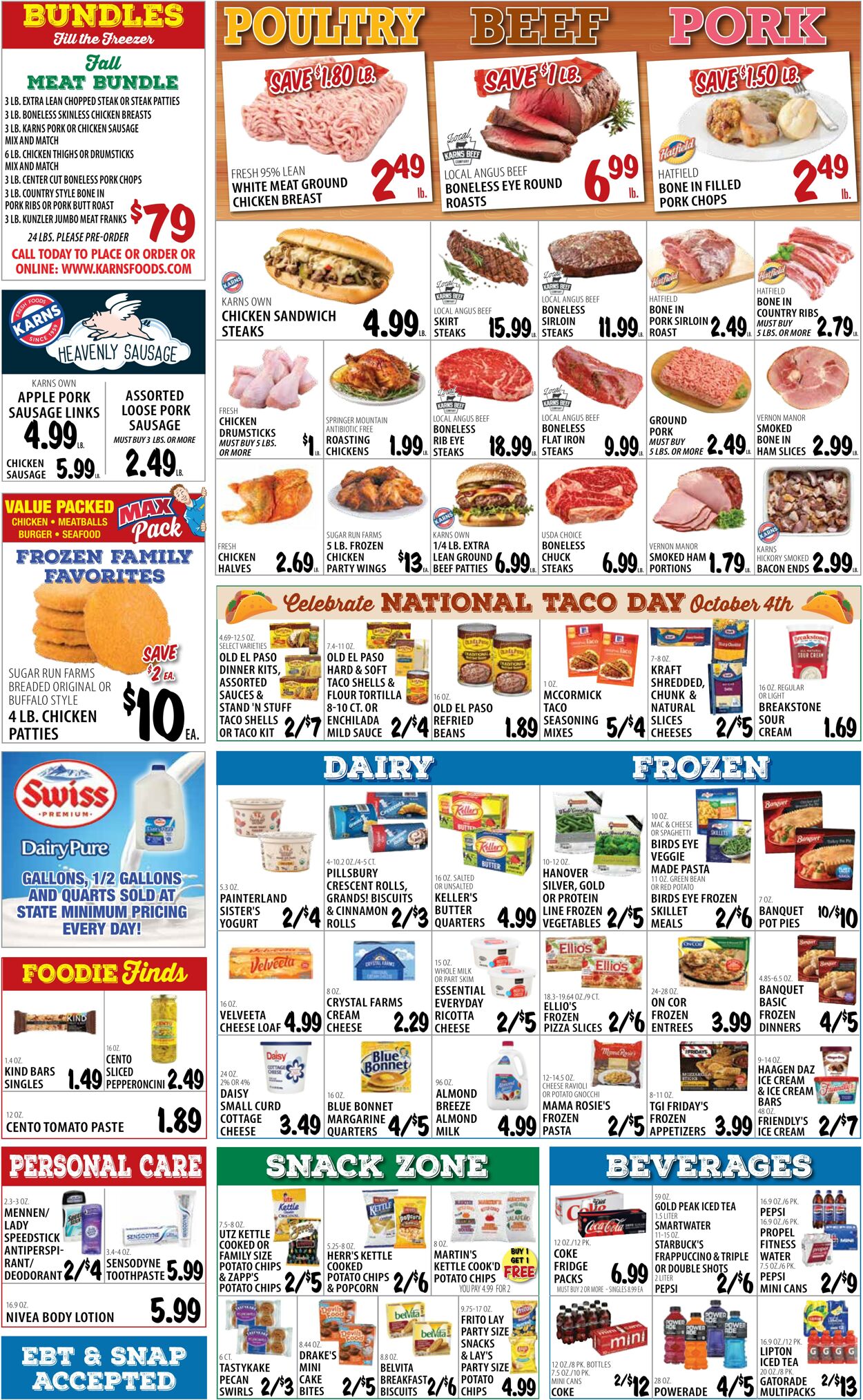 Weekly ad Karns Quality Foods 10/01/2024 - 10/07/2024