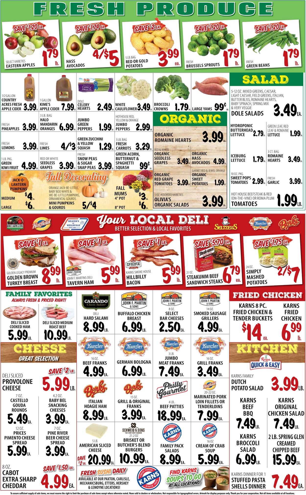 Weekly ad Karns Quality Foods 10/01/2024 - 10/07/2024