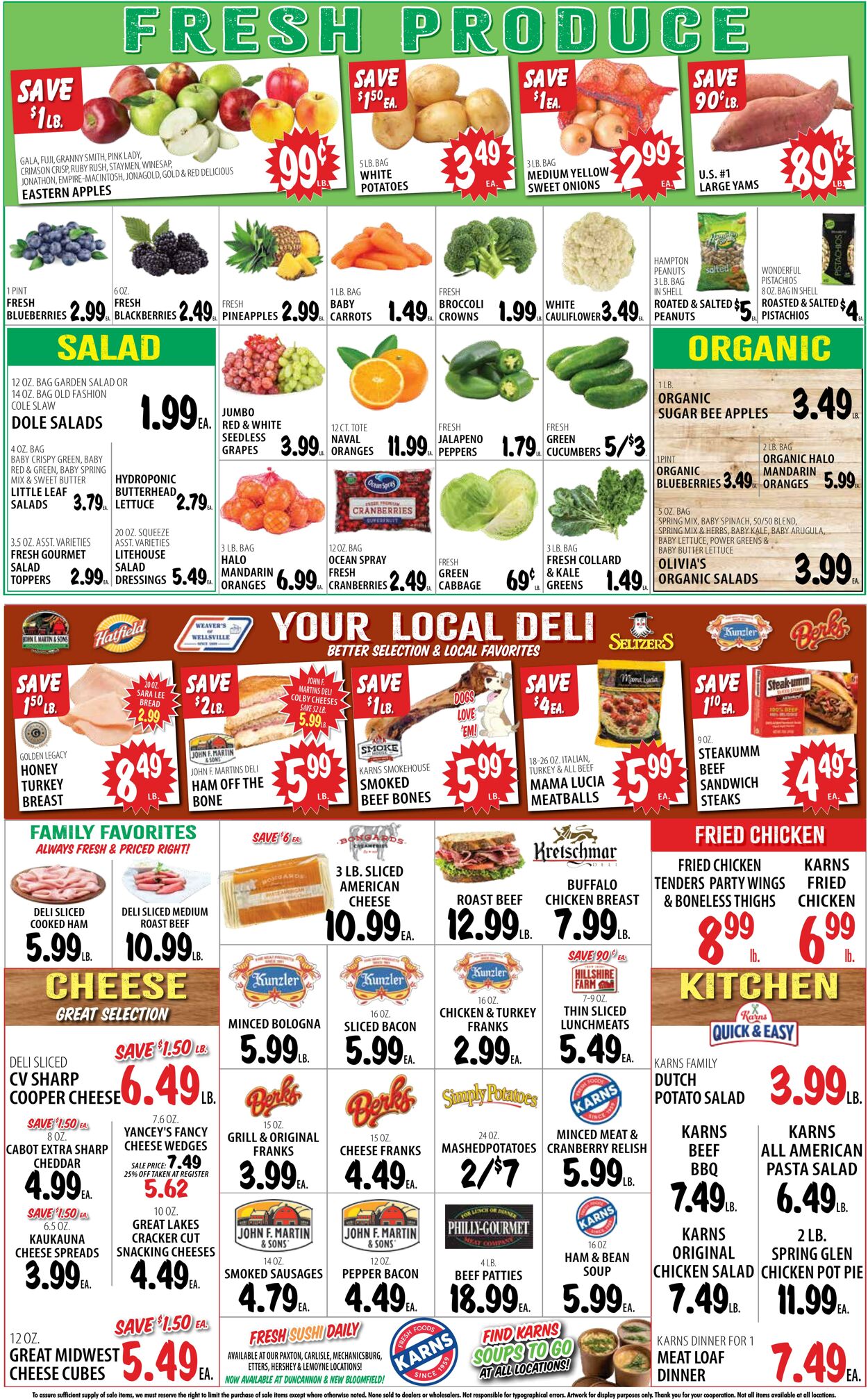 Weekly ad Karns Quality Foods 12/03/2024 - 12/09/2024