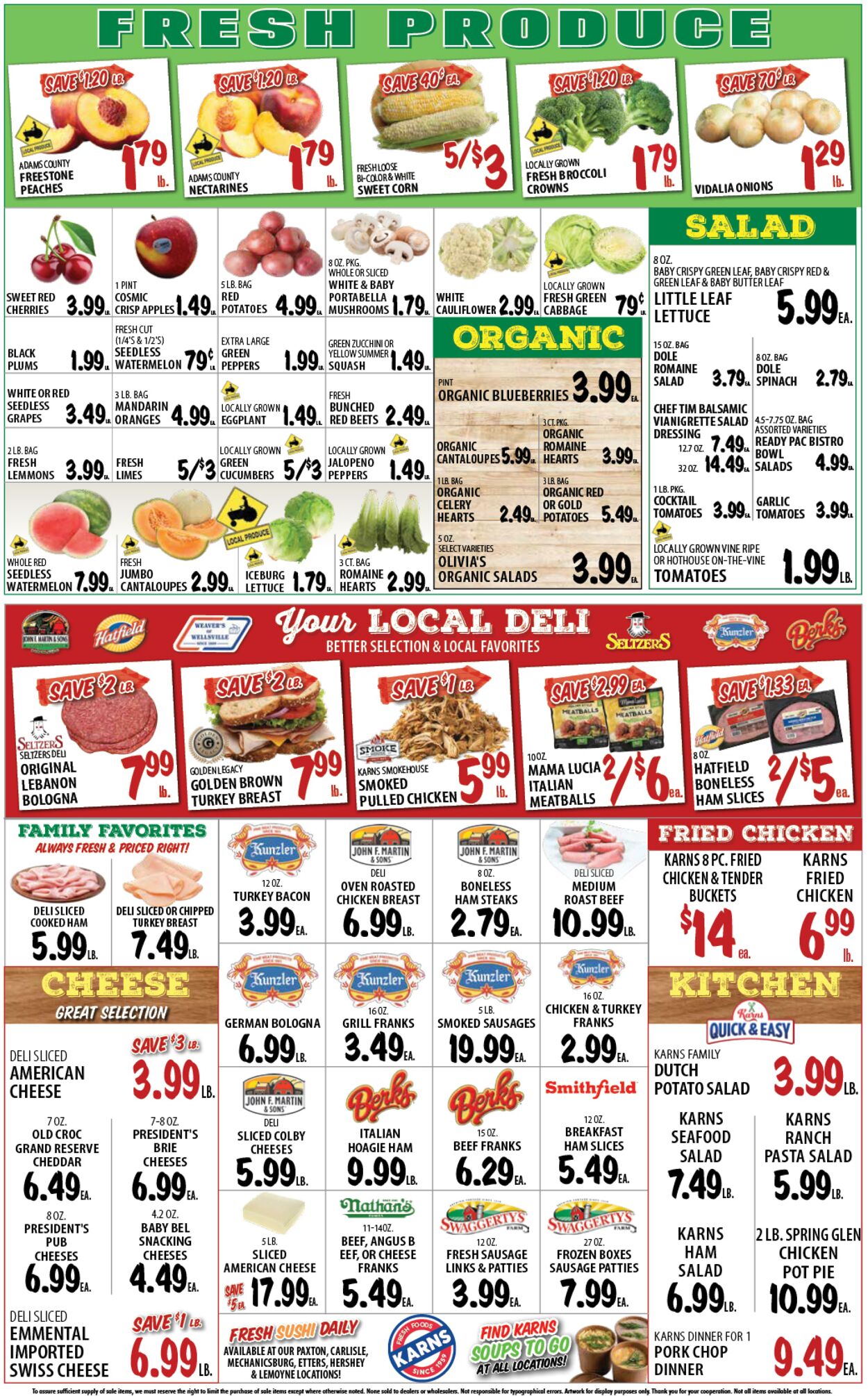 Weekly ad Karns Quality Foods 07/23/2024 - 07/29/2024