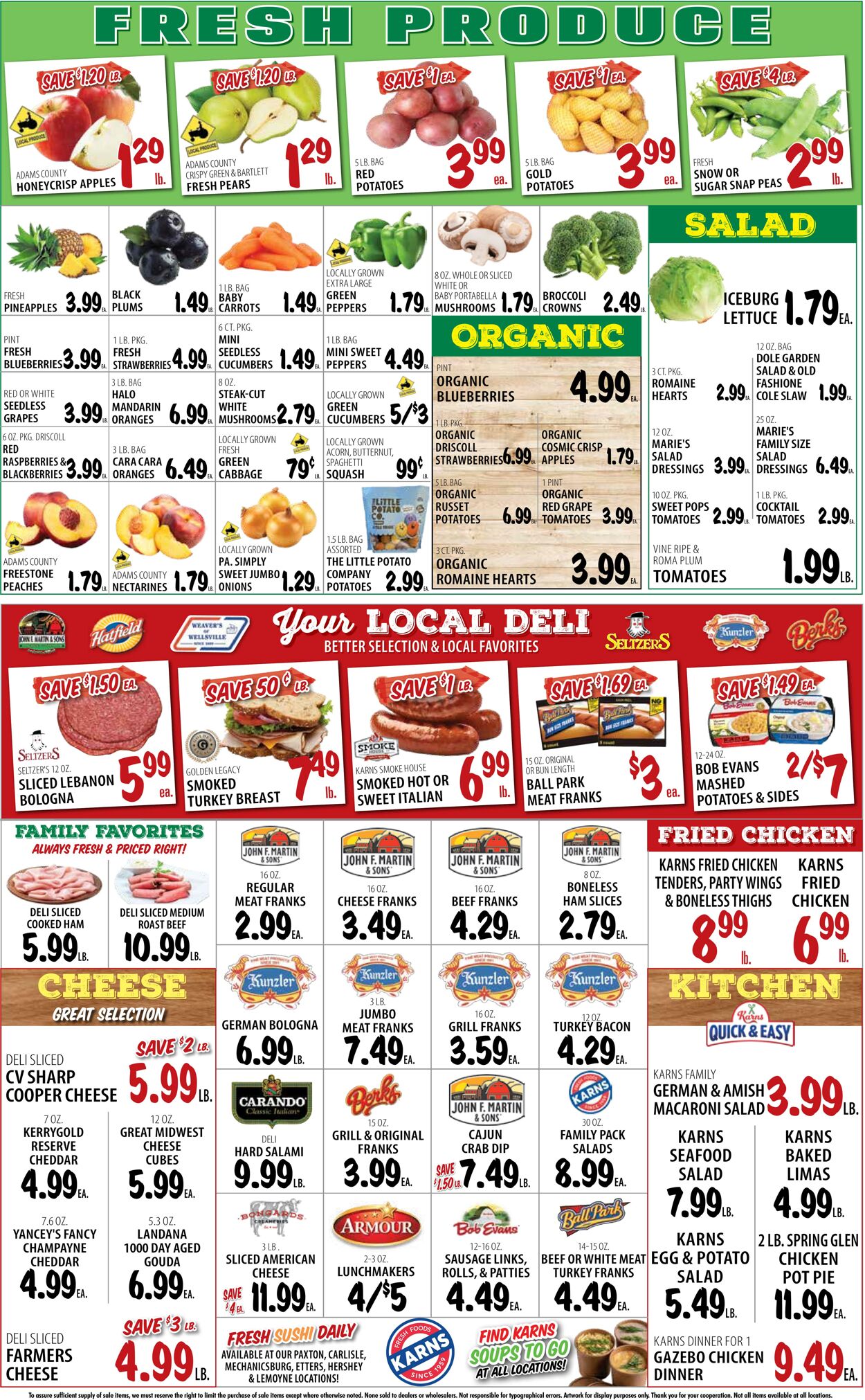 Weekly ad Karns Quality Foods 08/27/2024 - 09/02/2024