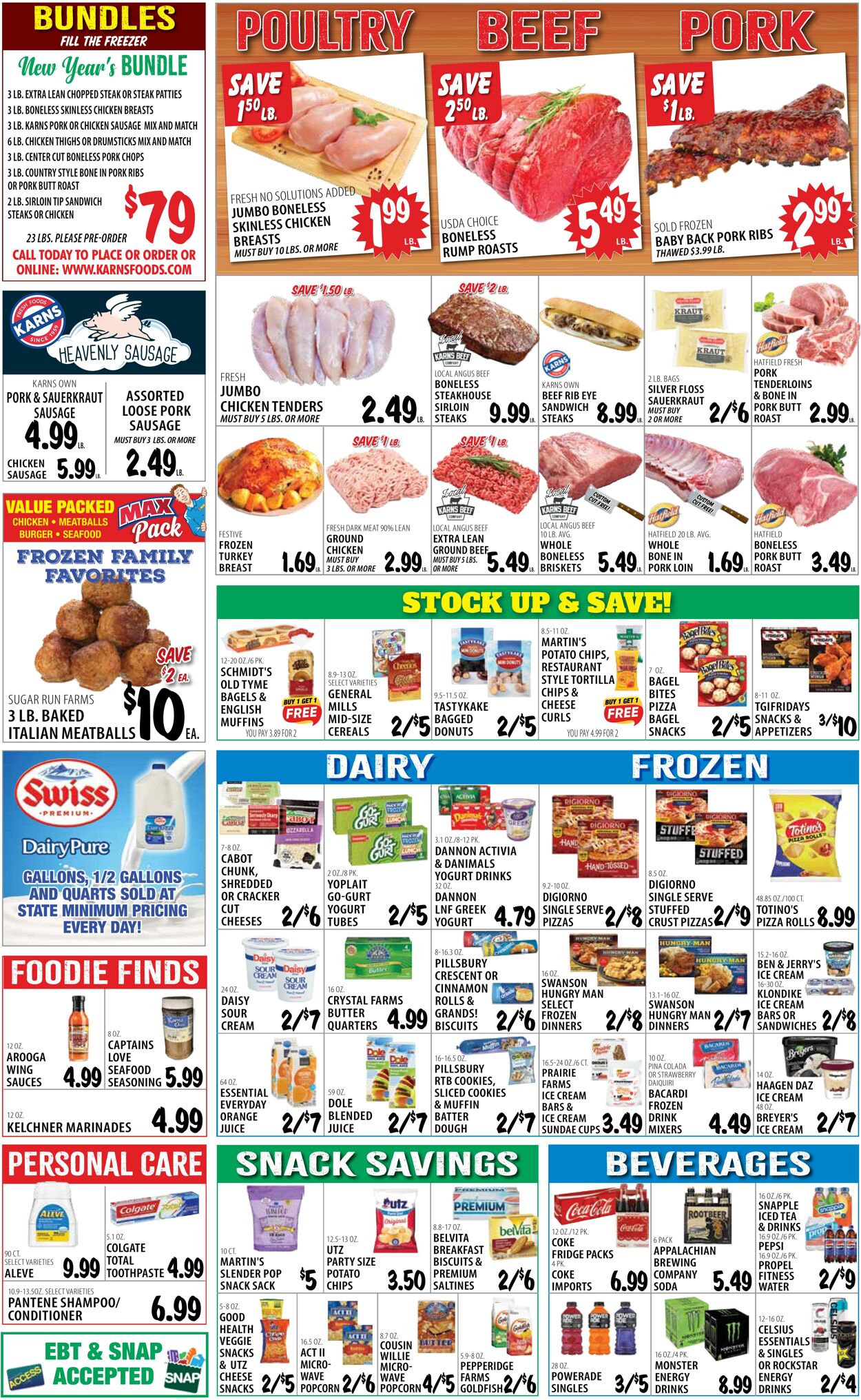 Weekly ad Karns Quality Foods 12/26/2024 - 01/06/2025