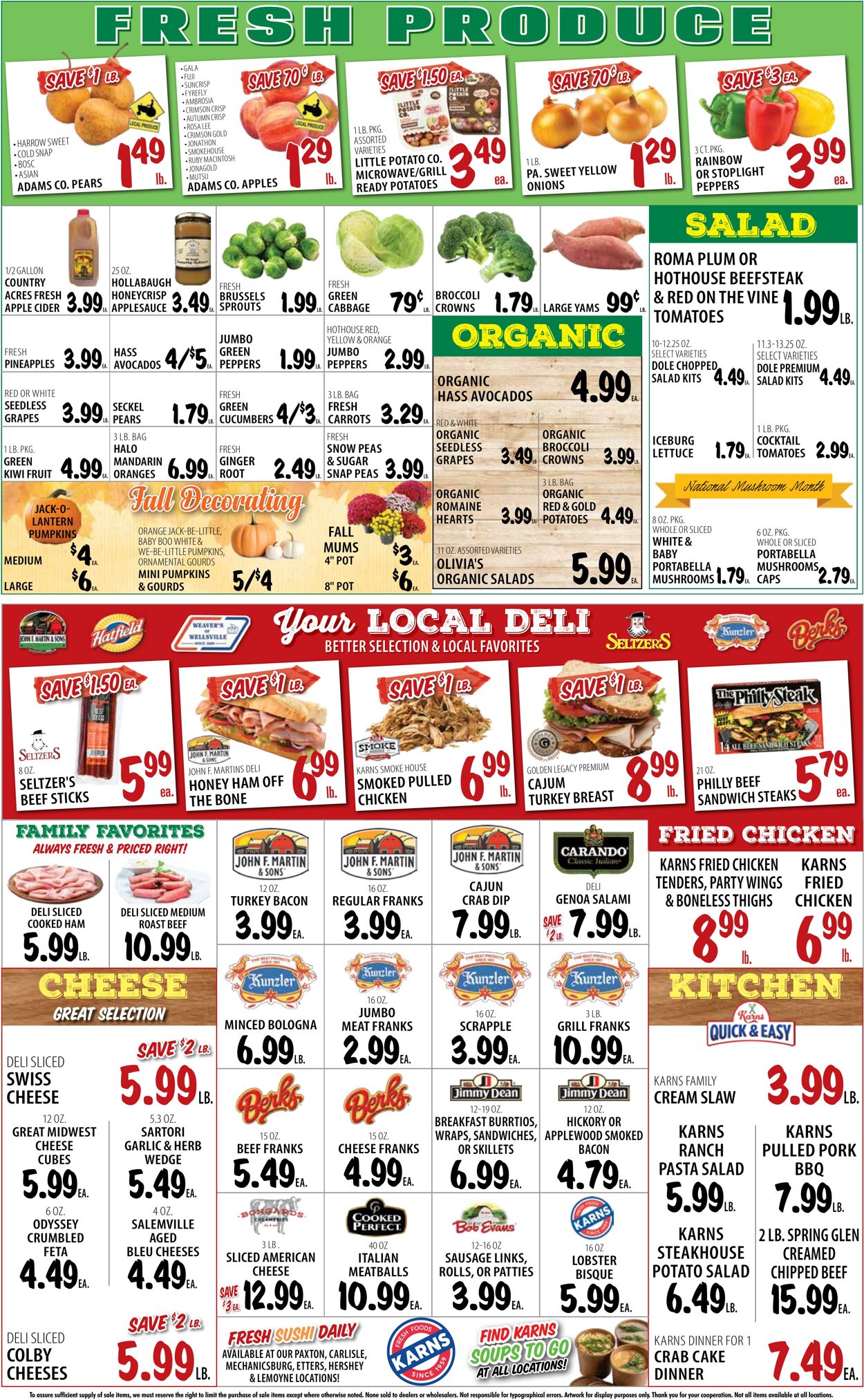 Weekly ad Karns Quality Foods 09/24/2024 - 09/30/2024