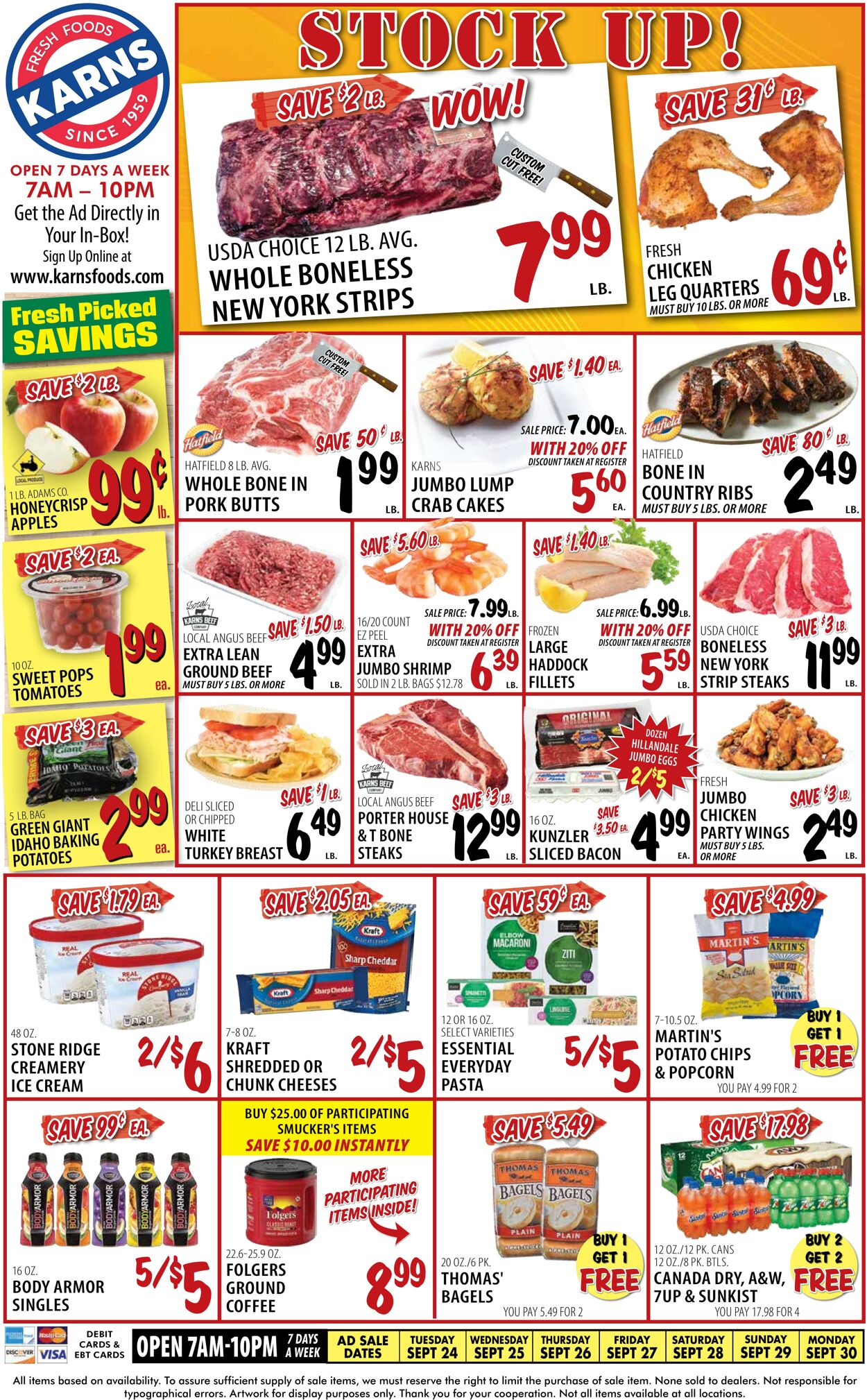 Karns Quality Foods Promotional weekly ads