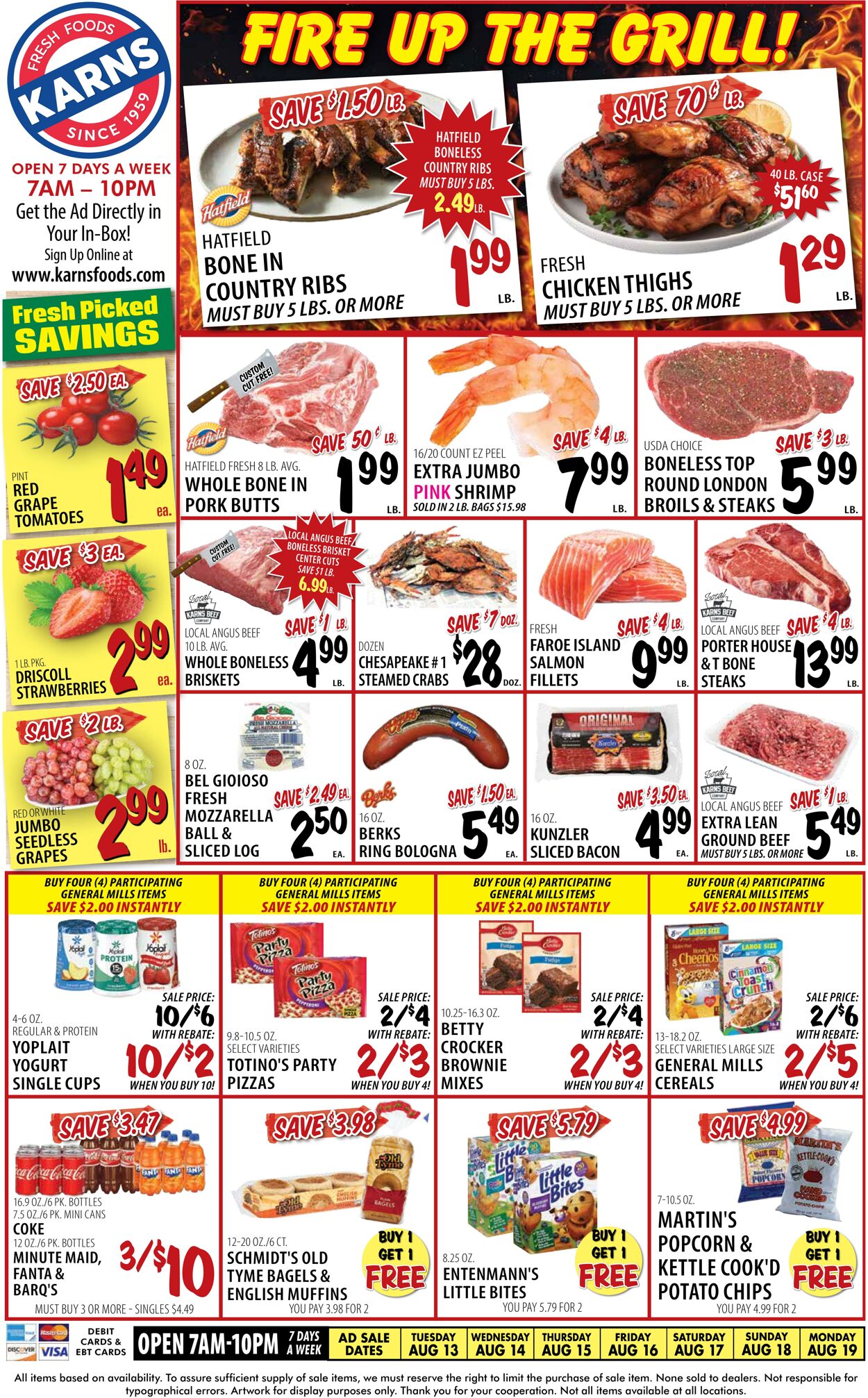 Weekly ad Karns Quality Foods 08/13/2024 - 08/19/2024