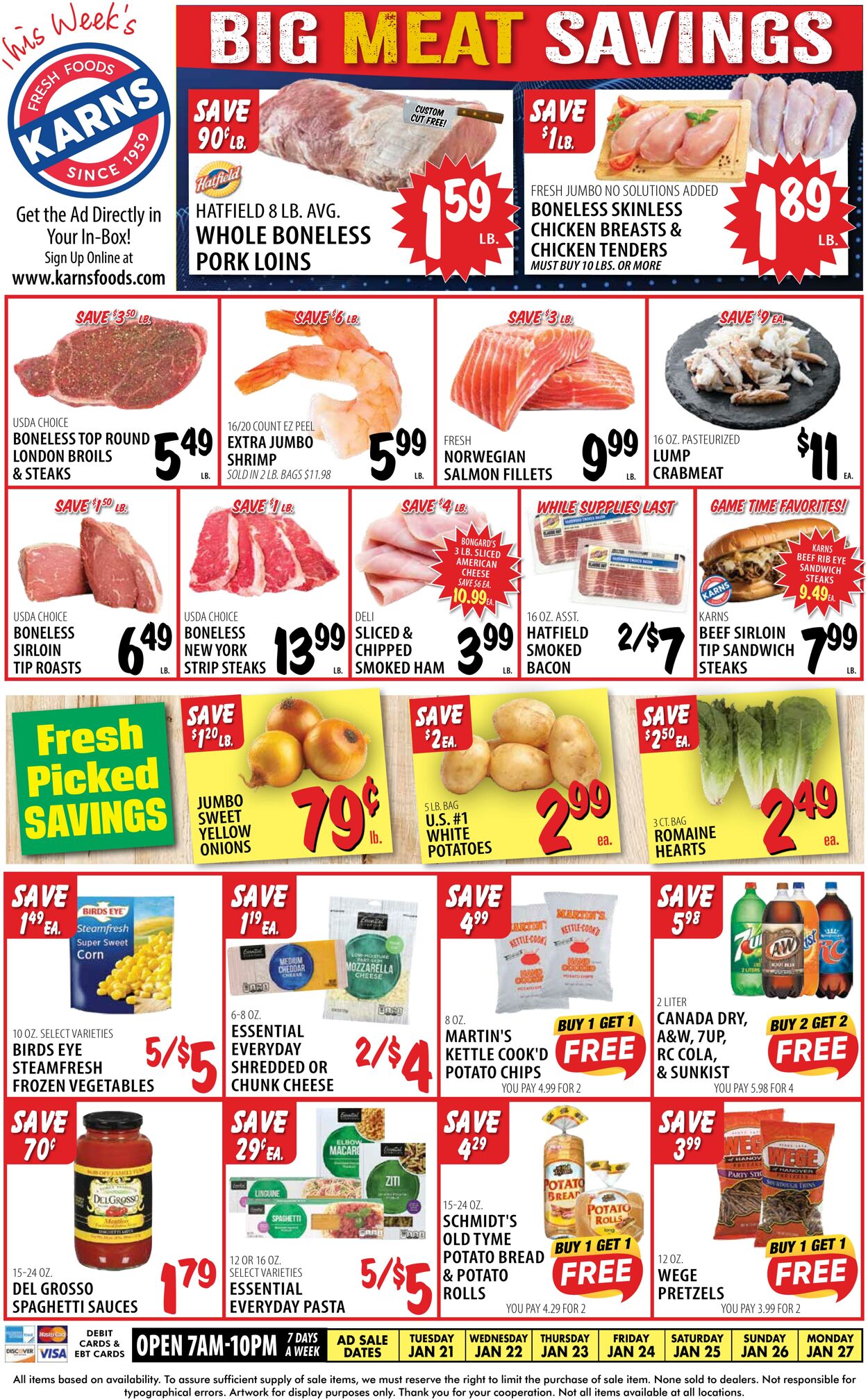 Karns Quality Foods Promotional weekly ads