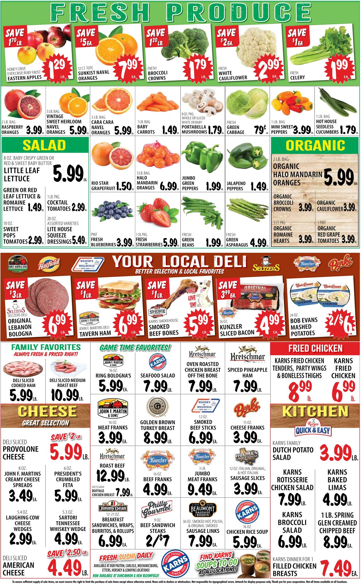 Weekly ad Karns Quality Foods 01/21/2025 - 01/27/2025