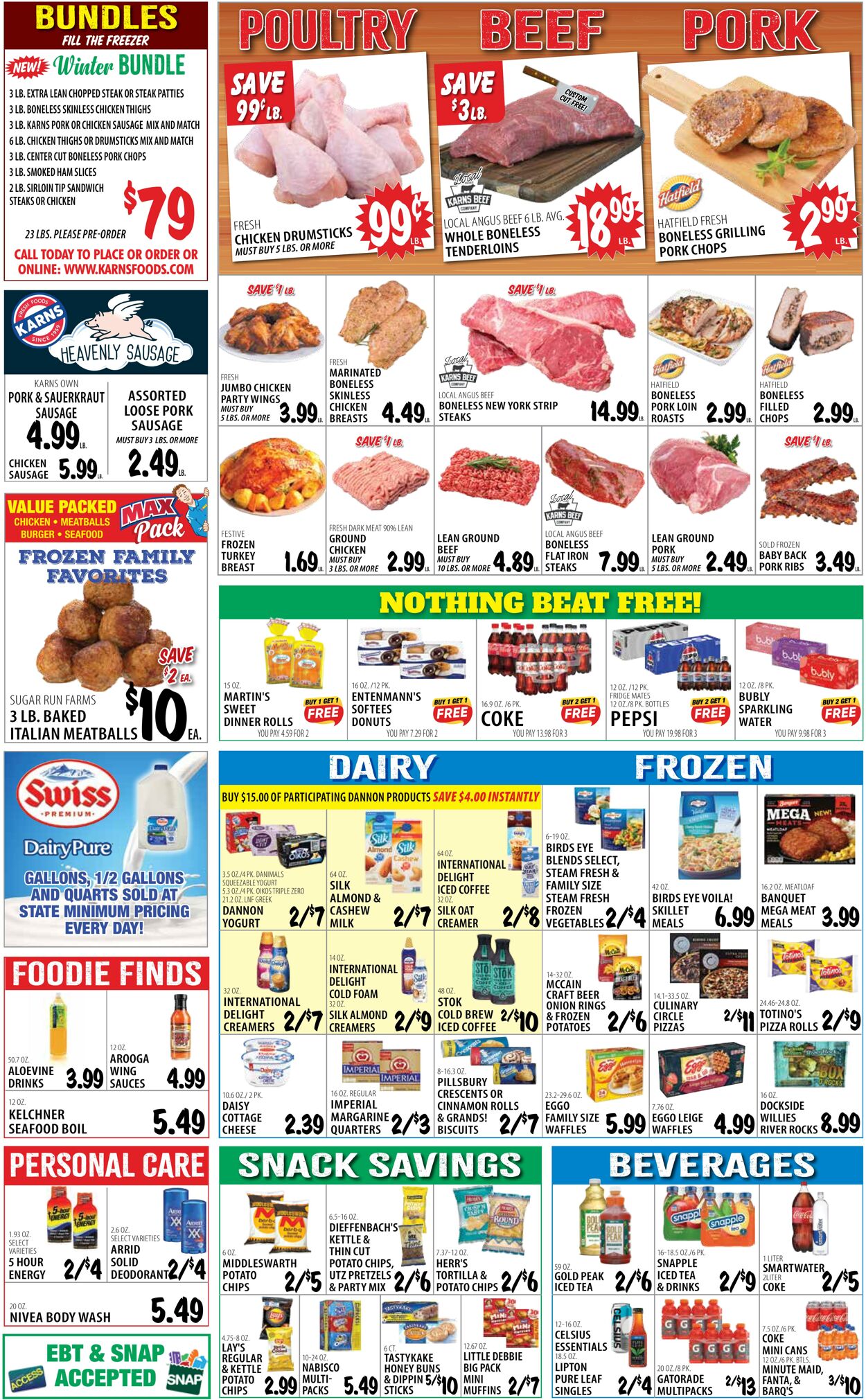 Weekly ad Karns Quality Foods 01/21/2025 - 01/27/2025