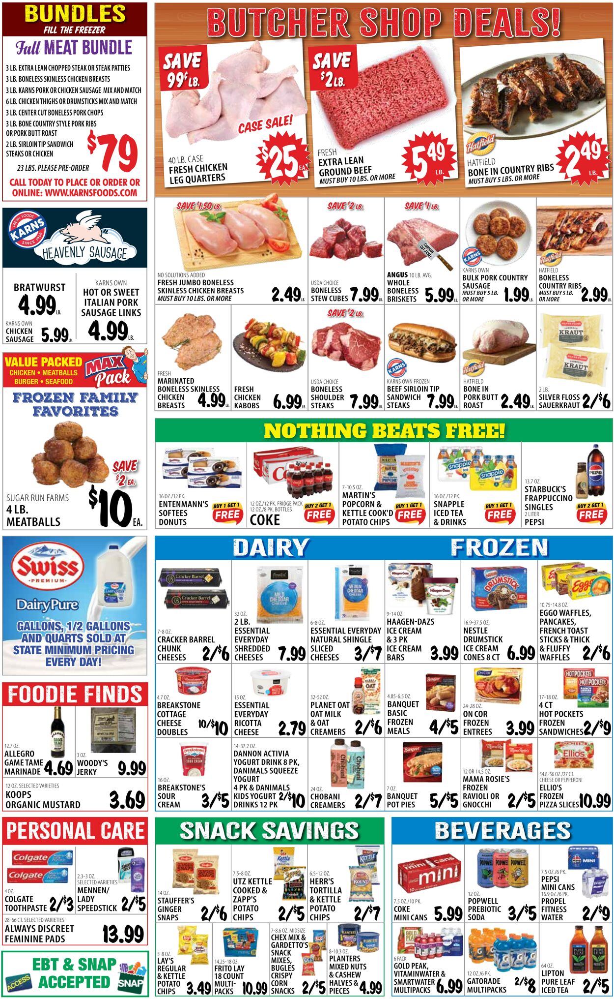 Weekly ad Karns Quality Foods 09/30/2025 - 10/06/2025