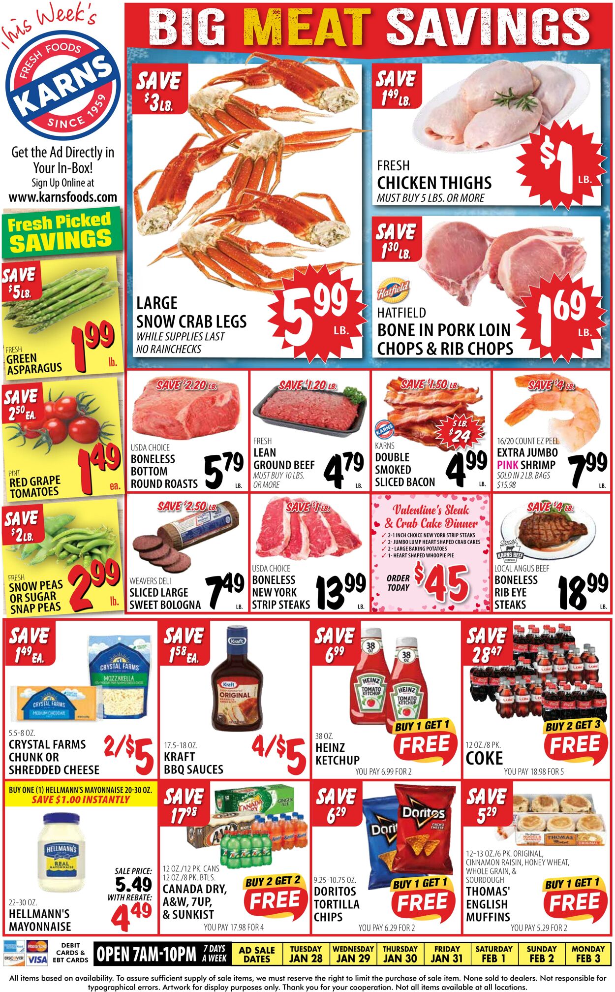 Weekly ad Karns Quality Foods 01/28/2025 - 02/03/2025