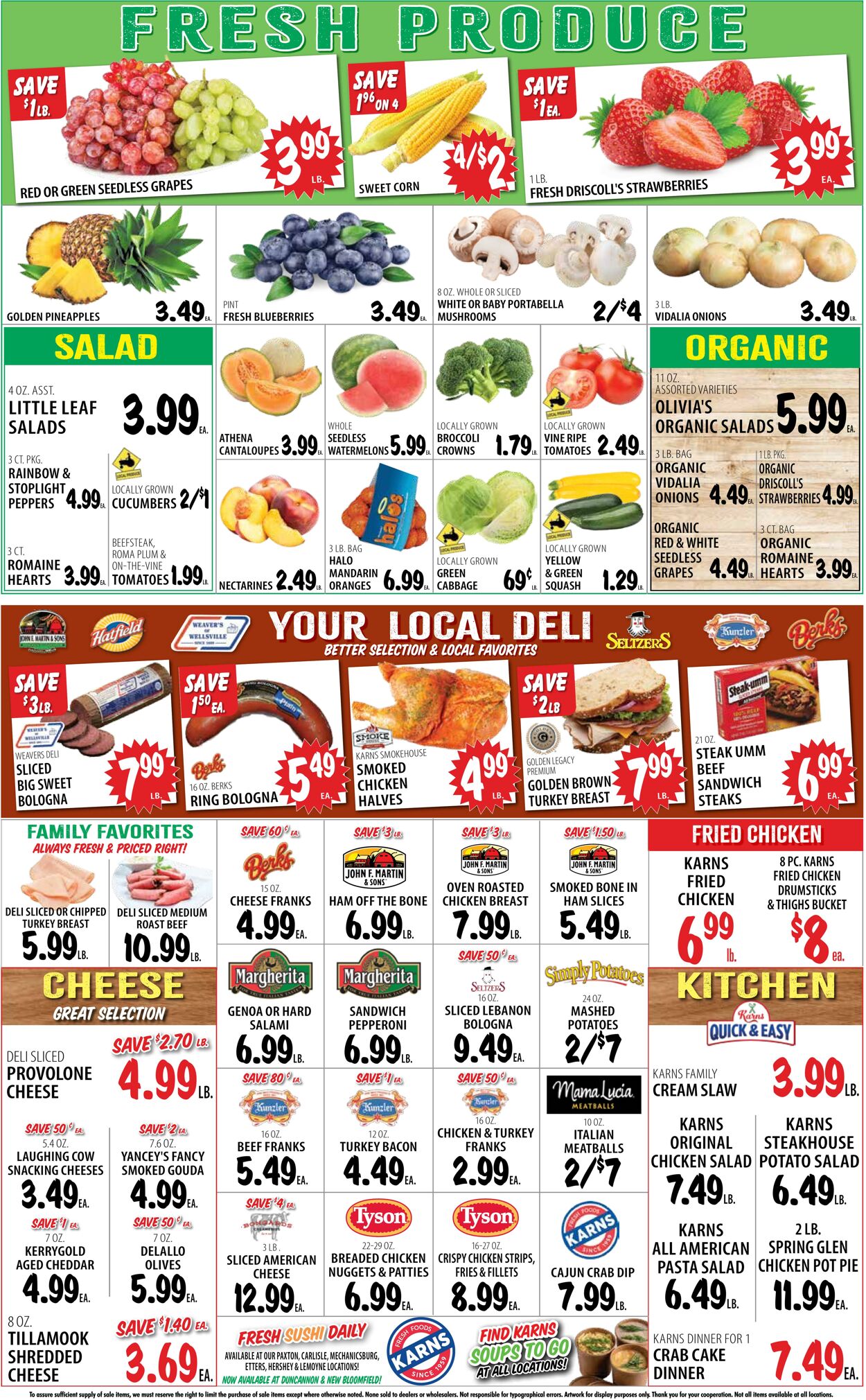 Weekly ad Karns Quality Foods 07/08/2025 - 07/14/2025