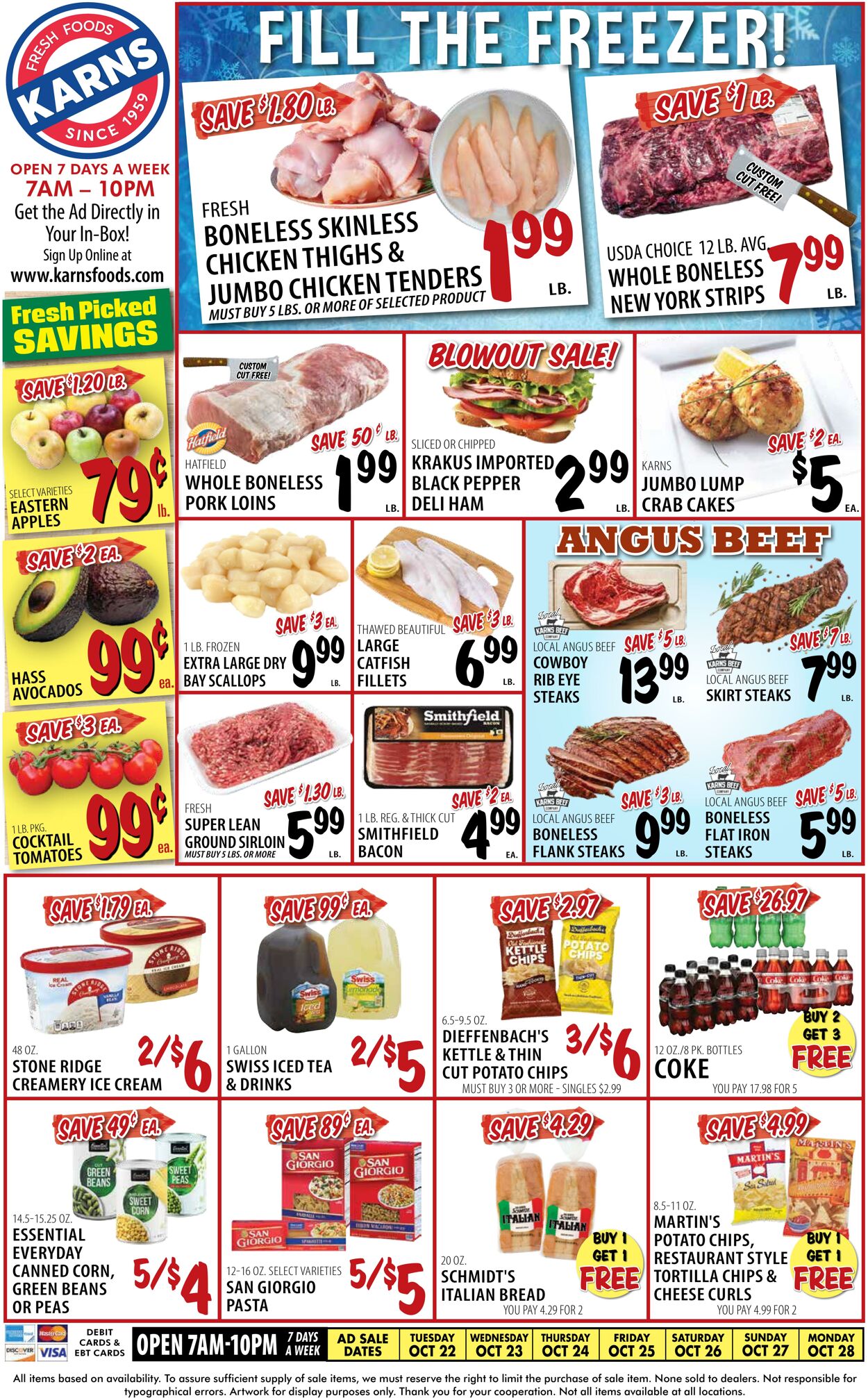 Weekly ad Karns Quality Foods 10/22/2024 - 10/28/2024