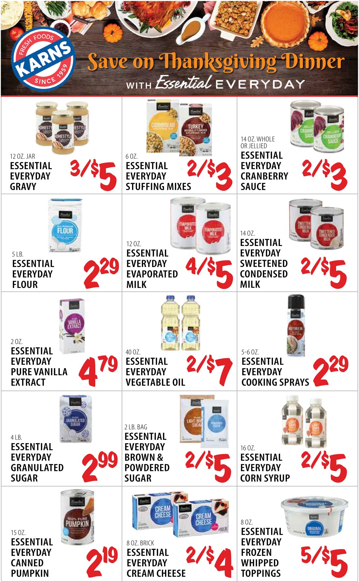 Weekly ad Karns Quality Foods 11/11/2025 - 11/17/2025