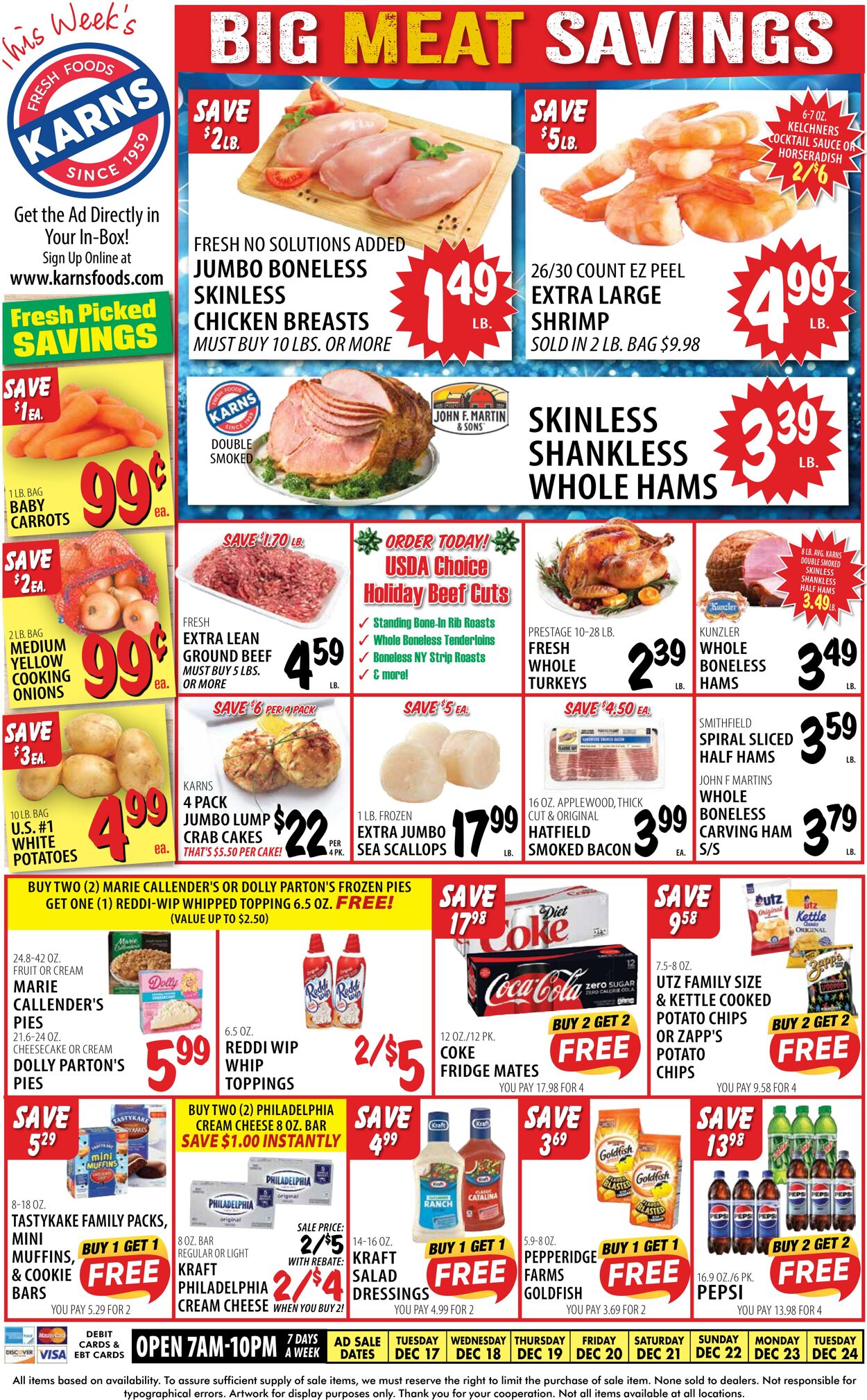 Weekly ad Karns Quality Foods 12/17/2024 - 12/24/2024