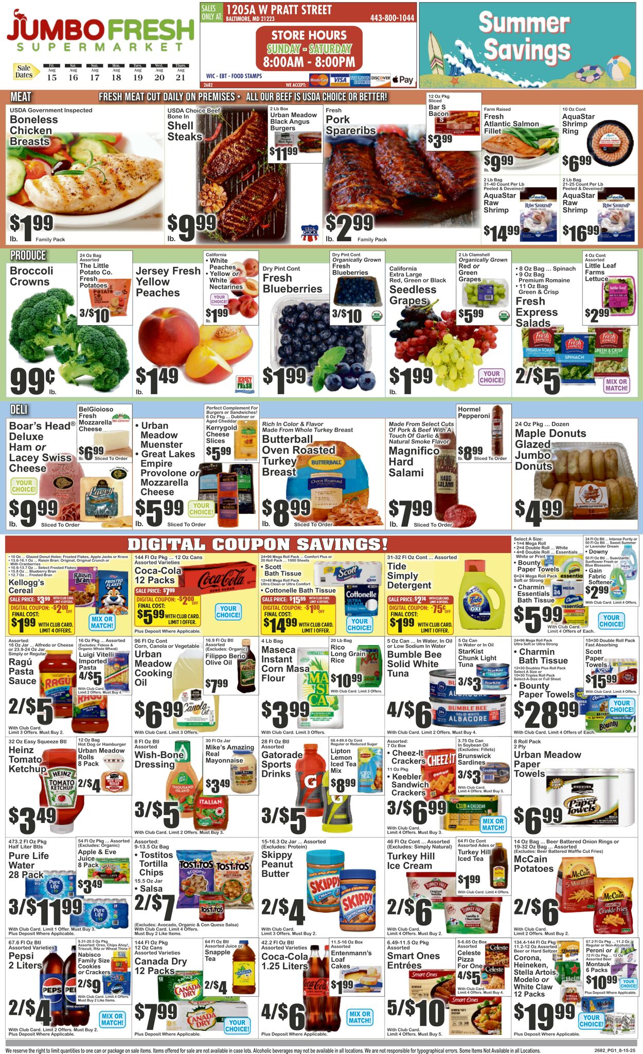 Weekly ad Key Food 08/15/2025 - 08/21/2025