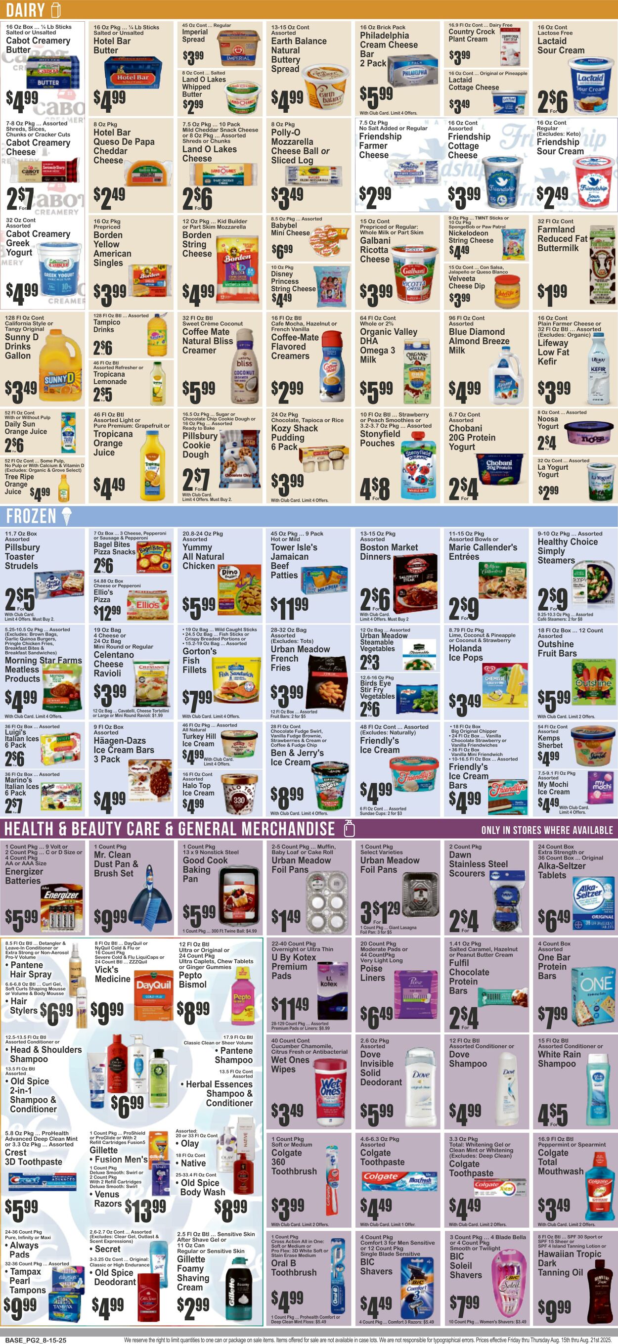 Weekly ad Key Food 08/15/2025 - 08/21/2025