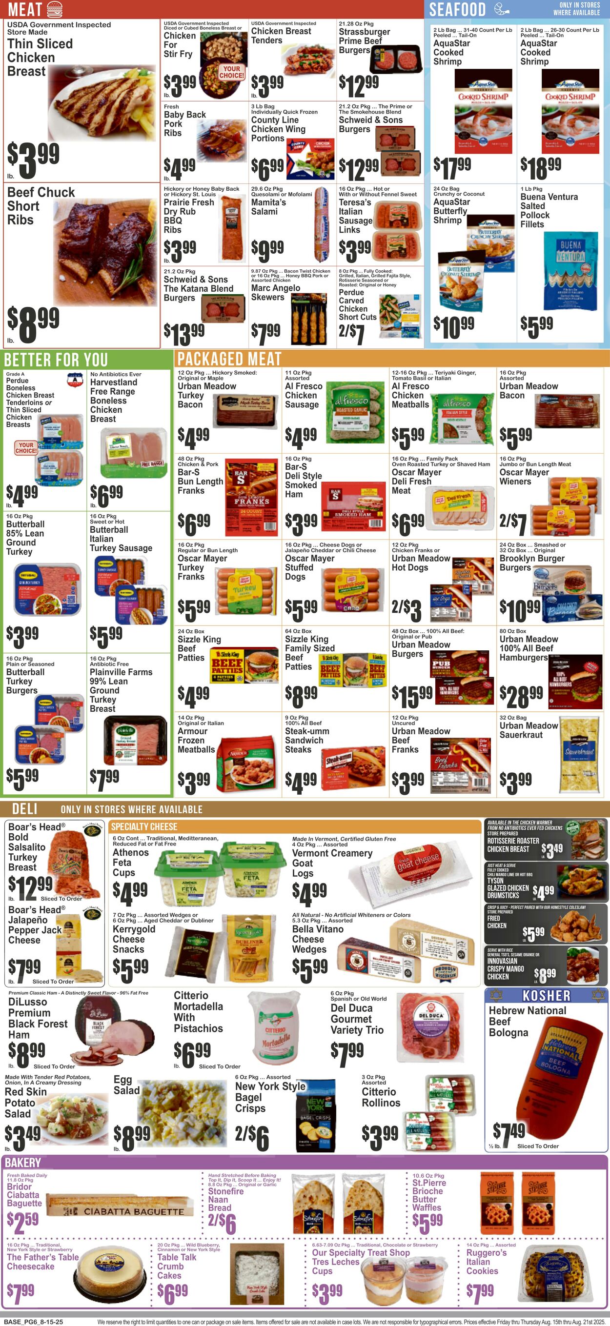 Weekly ad Key Food 08/15/2025 - 08/21/2025