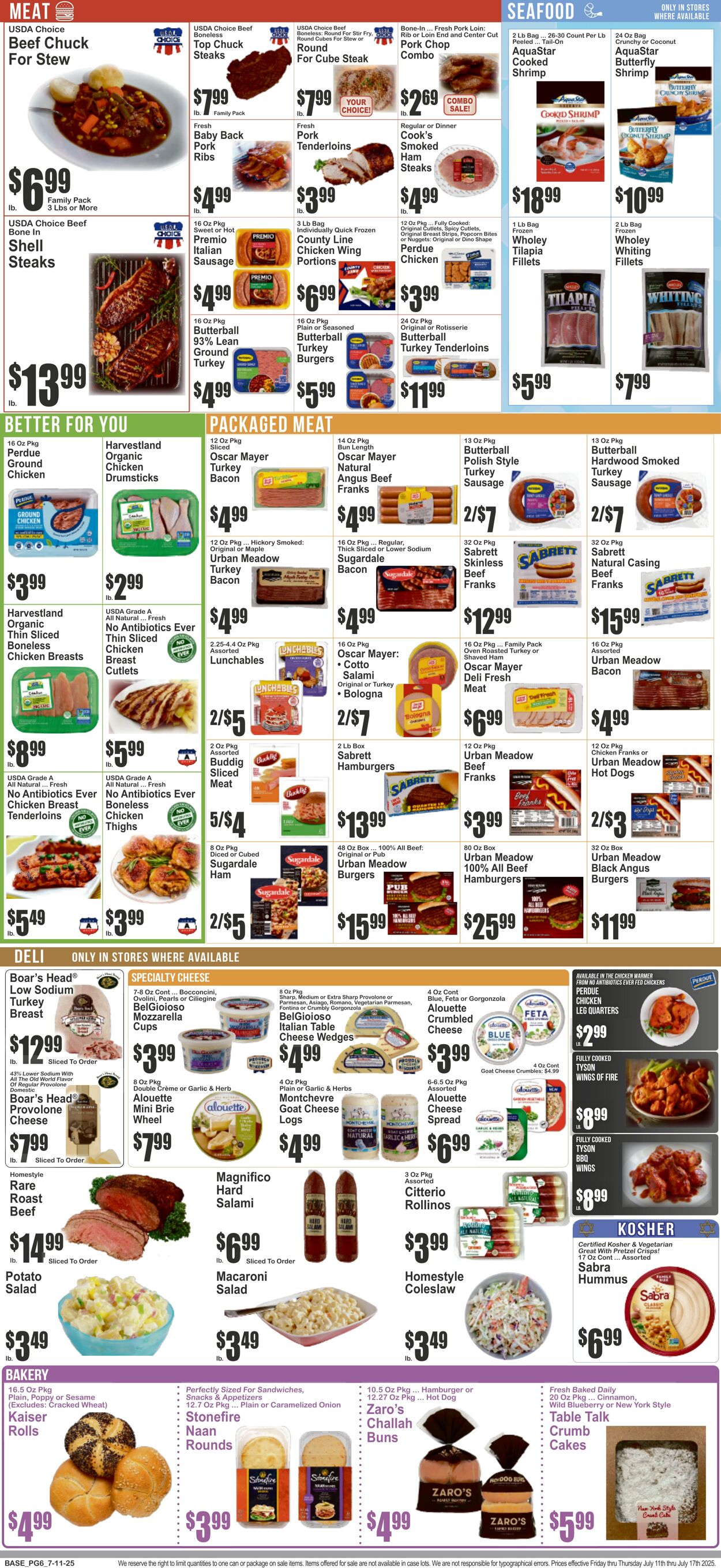 Weekly ad Key Food 07/11/2025 - 07/17/2025