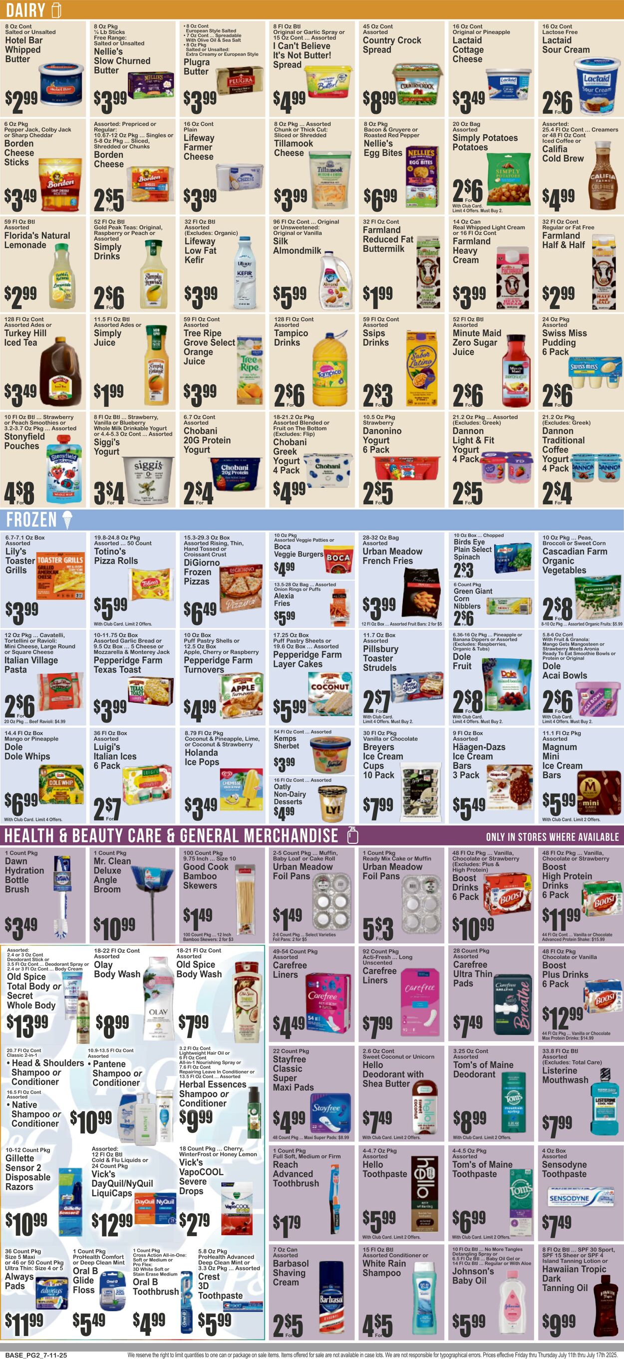 Weekly ad Key Food 07/11/2025 - 07/17/2025