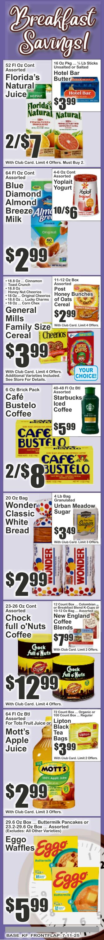 Weekly ad Key Food 07/11/2025 - 07/17/2025