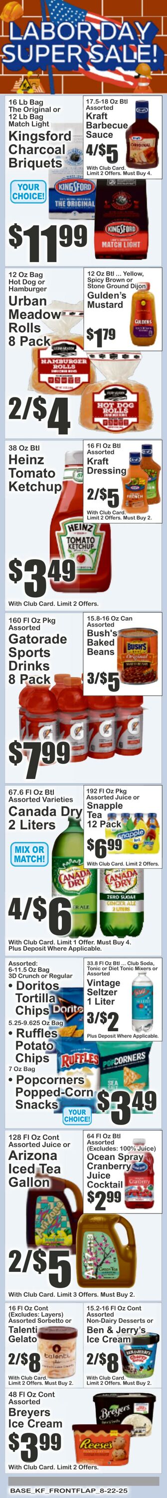 Weekly ad Key Food 08/22/2025 - 08/28/2025
