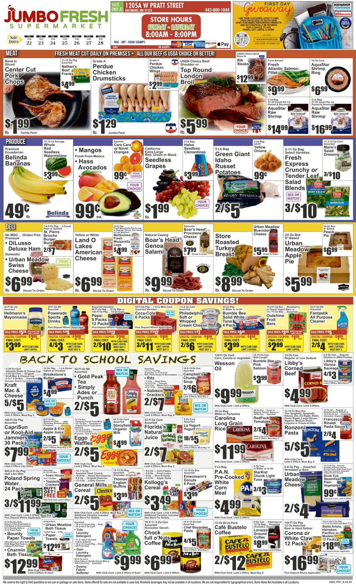 Weekly ad Key Food 08/22/2025 - 08/28/2025