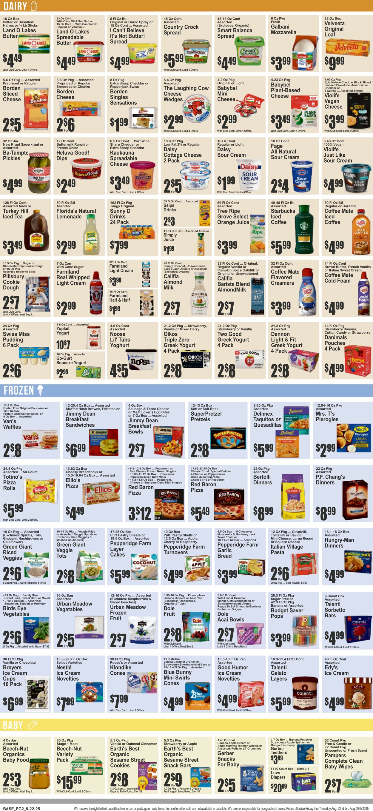 Weekly ad Key Food 08/22/2025 - 08/28/2025