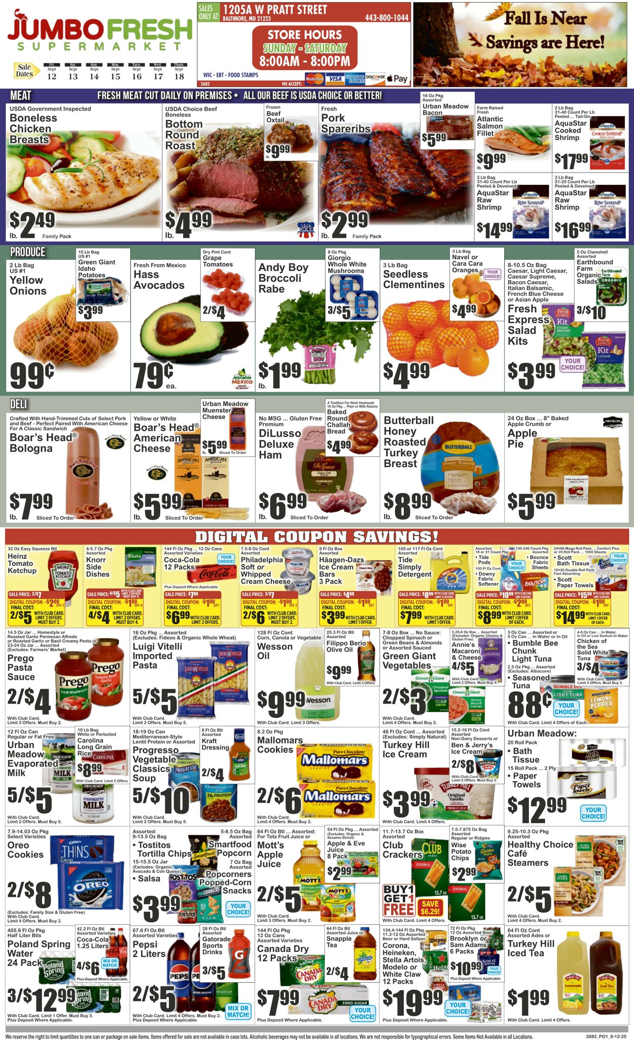 Weekly ad Key Food 09/12/2025 - 09/18/2025