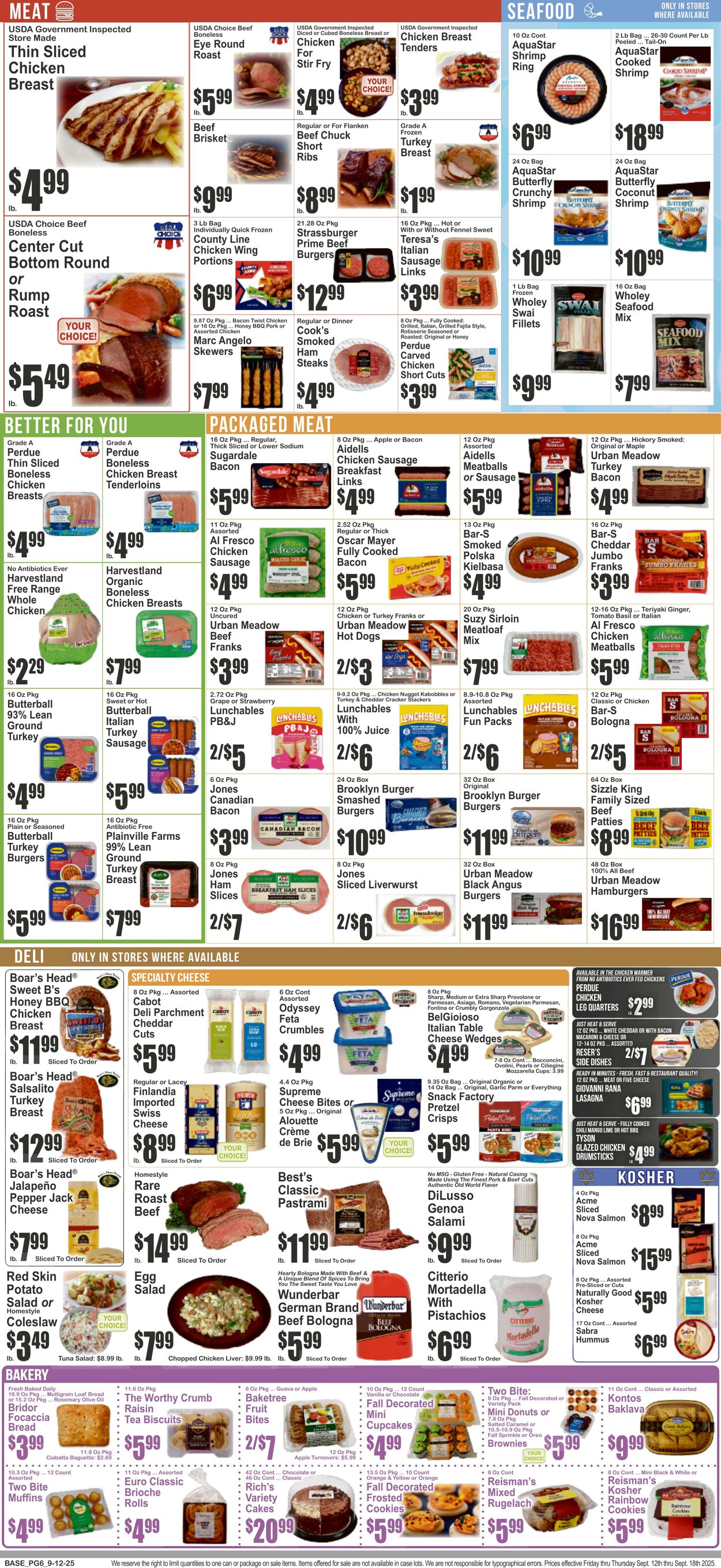 Weekly ad Key Food 09/12/2025 - 09/18/2025
