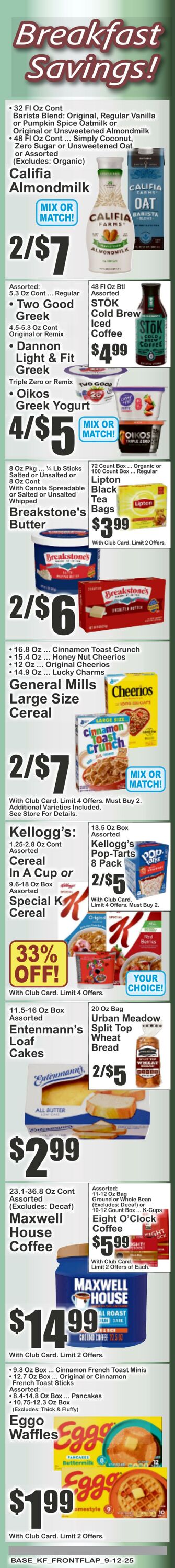 Weekly ad Key Food 09/12/2025 - 09/18/2025