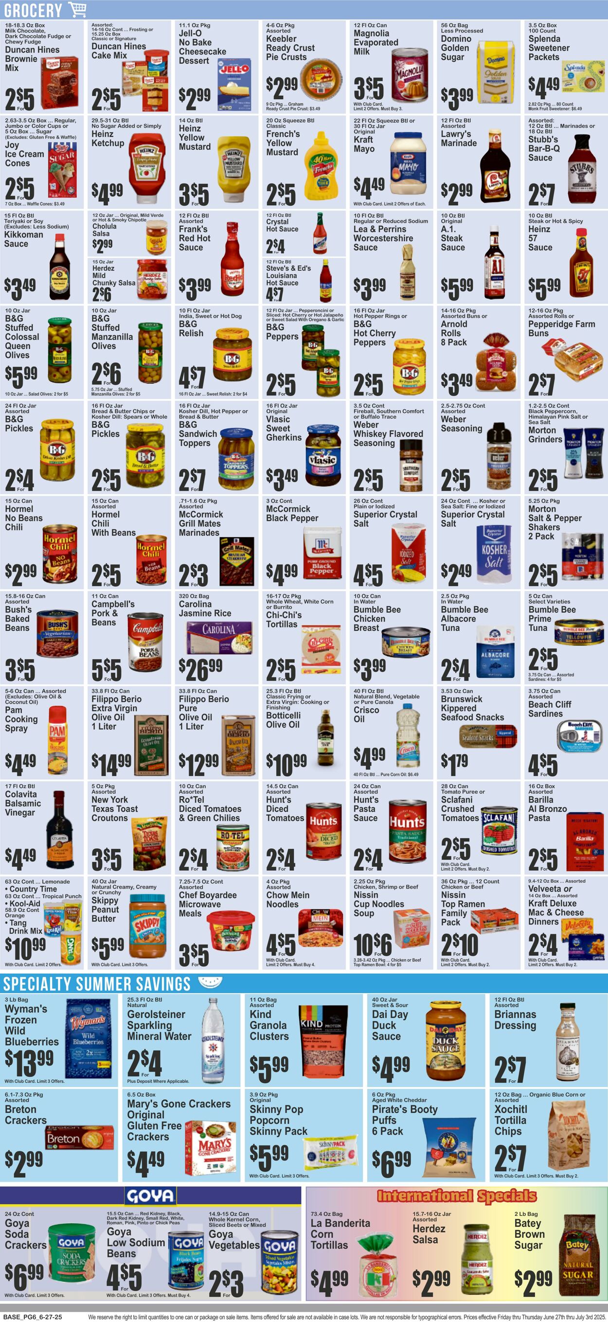 Weekly ad Key Food 06/27/2025 - 07/03/2025
