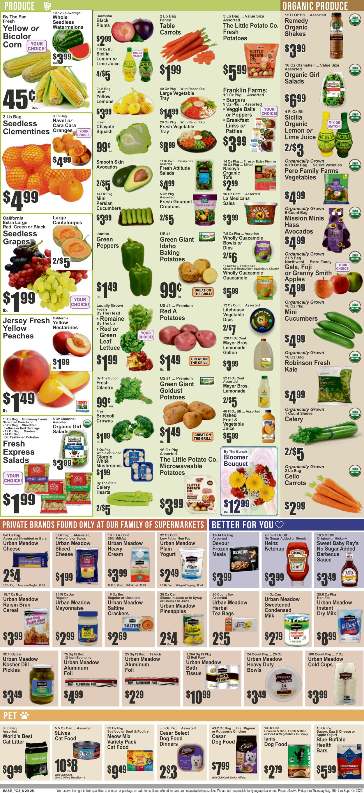 Weekly ad Key Food 08/29/2025 - 09/04/2025