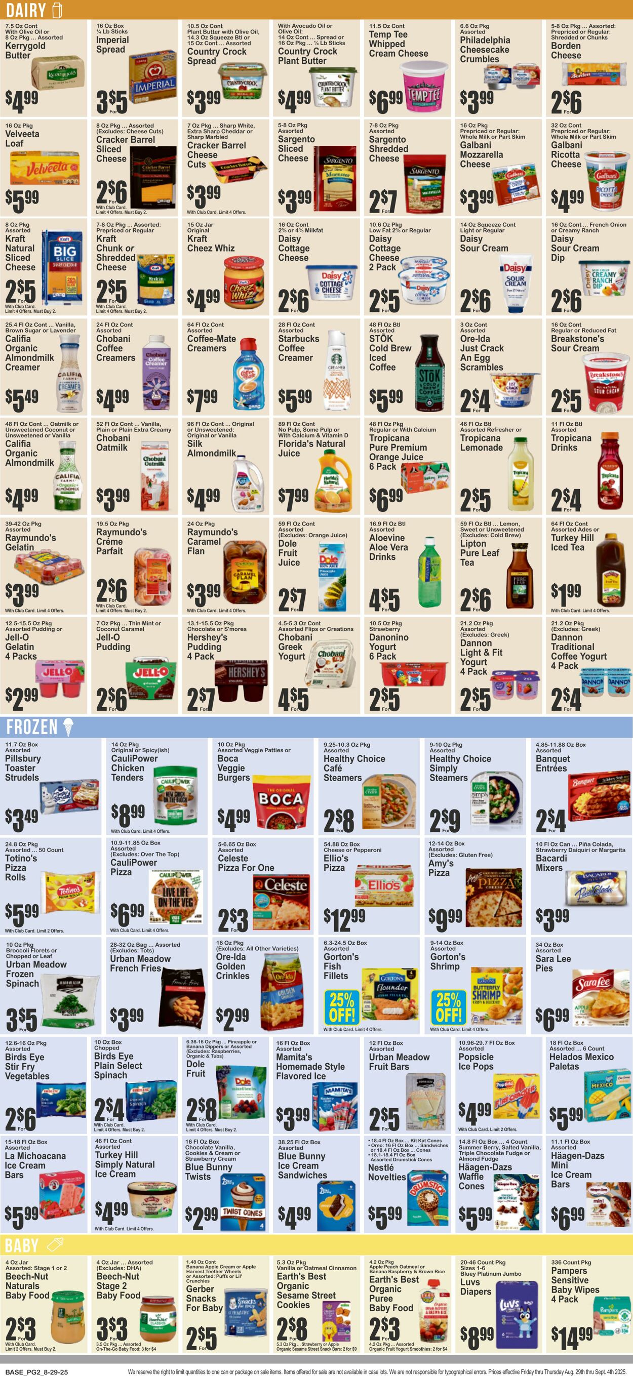 Weekly ad Key Food 08/29/2025 - 09/04/2025